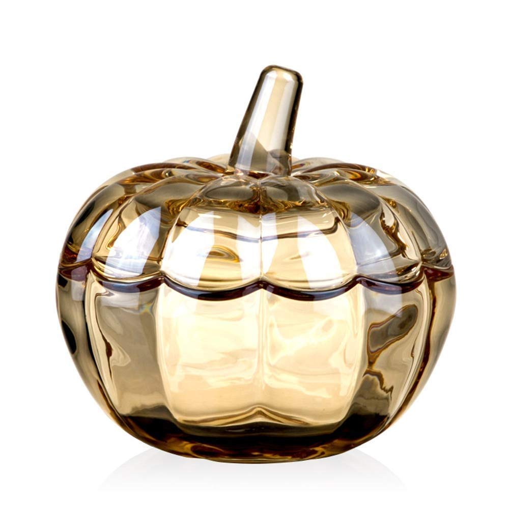 Crystal Castle Candy Dish with Ball Handle - Elegant Striped Snack Bowl for Fruit, Jewelry Storage & Display | Perfect for Banquets, Household Desktops & Party Centerpieces