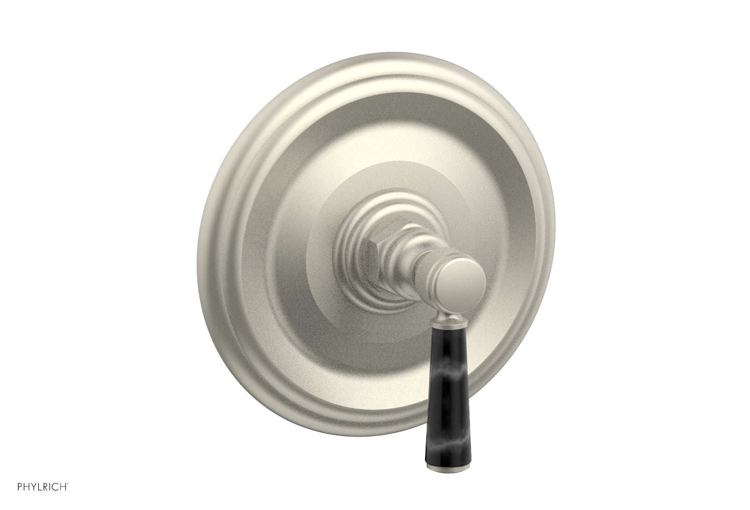 HEX TRADITIONAL Shower Trim Kit with Marble Lever Handle - 4 156 - Perfect for Modern Bathroom & Spa Renovations
