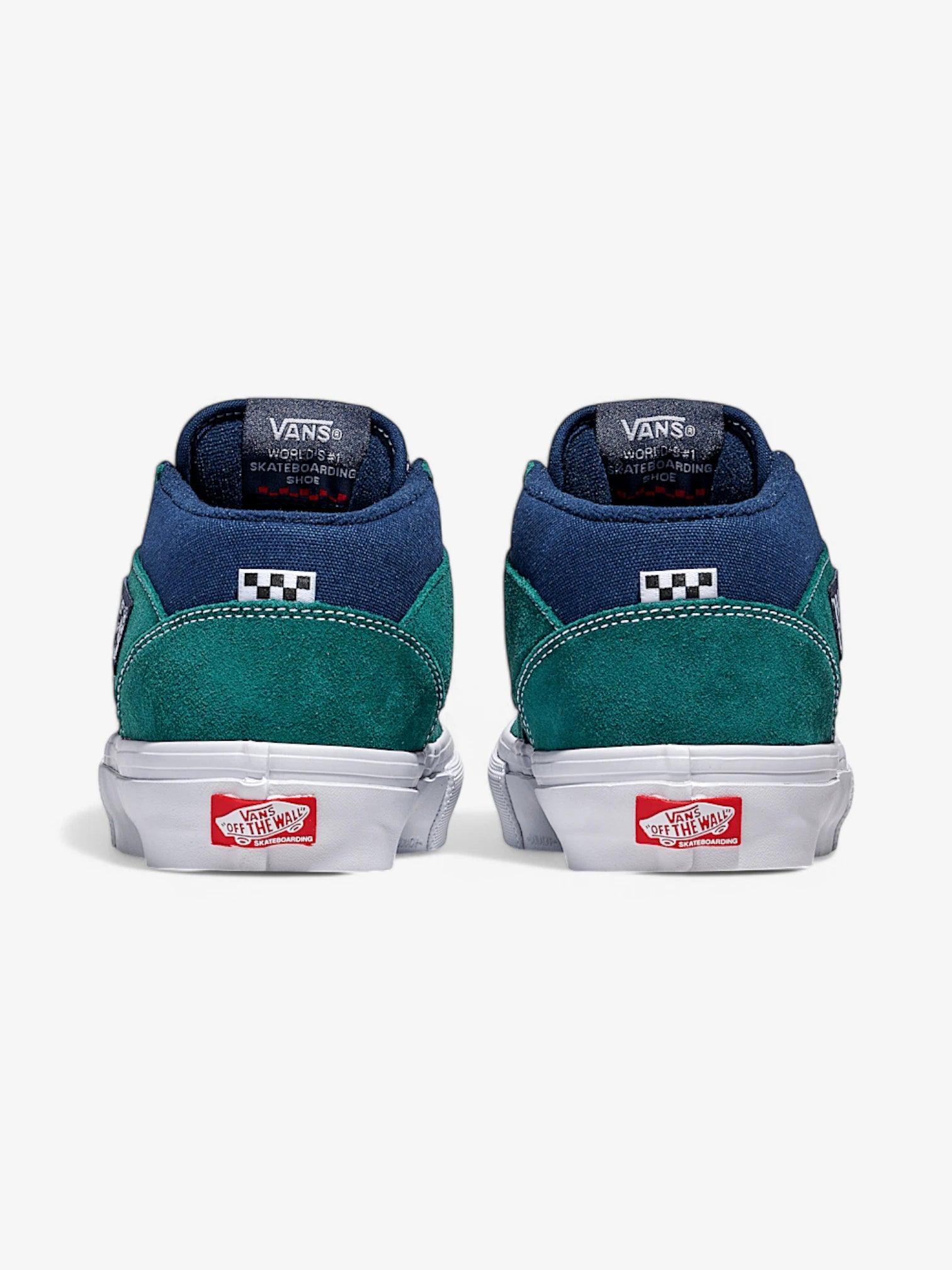 Vans Skate Half Cab Sneakers - Blue & Green Skateboarding Shoes for Men & Women | Perfect for Street Skating, Casual Wear & Urban Fashion