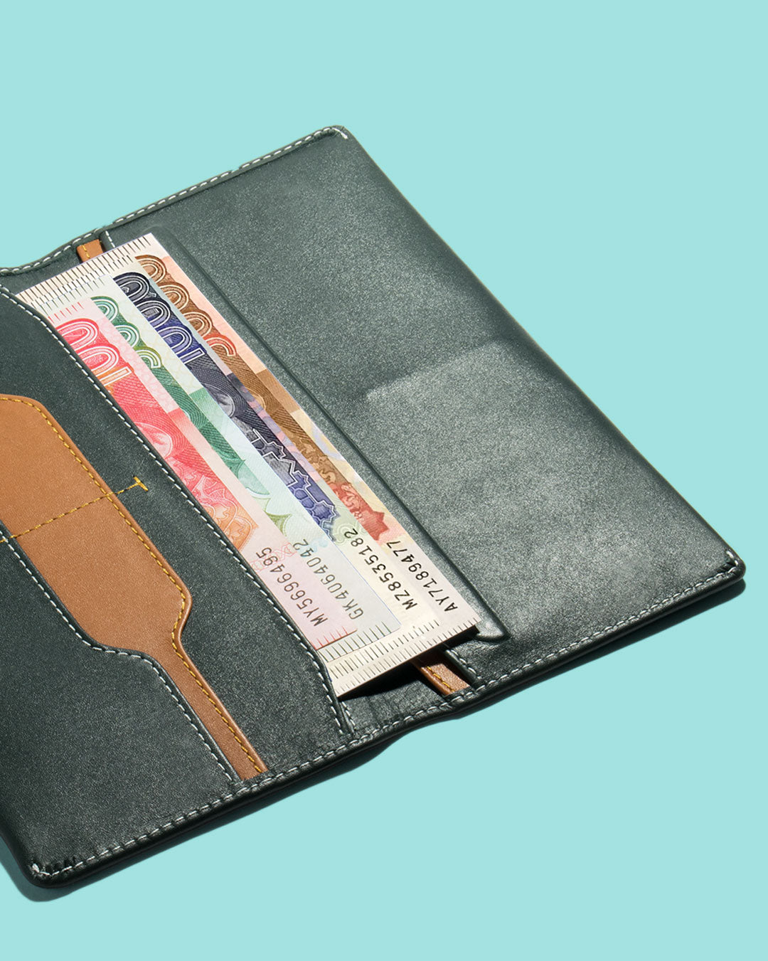 Premium Space-Themed Long Wallet for Men & Women - RFID Blocking Slim Bifold Wallet - Perfect for Travel, Business & Everyday Use