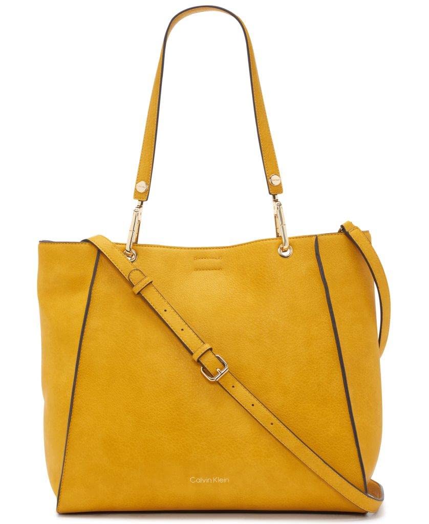 Calvin Klein Reyna North/South Tote Bag for Women - Stylish & Spacious Designer Handbag for Work, Travel & Everyday Use