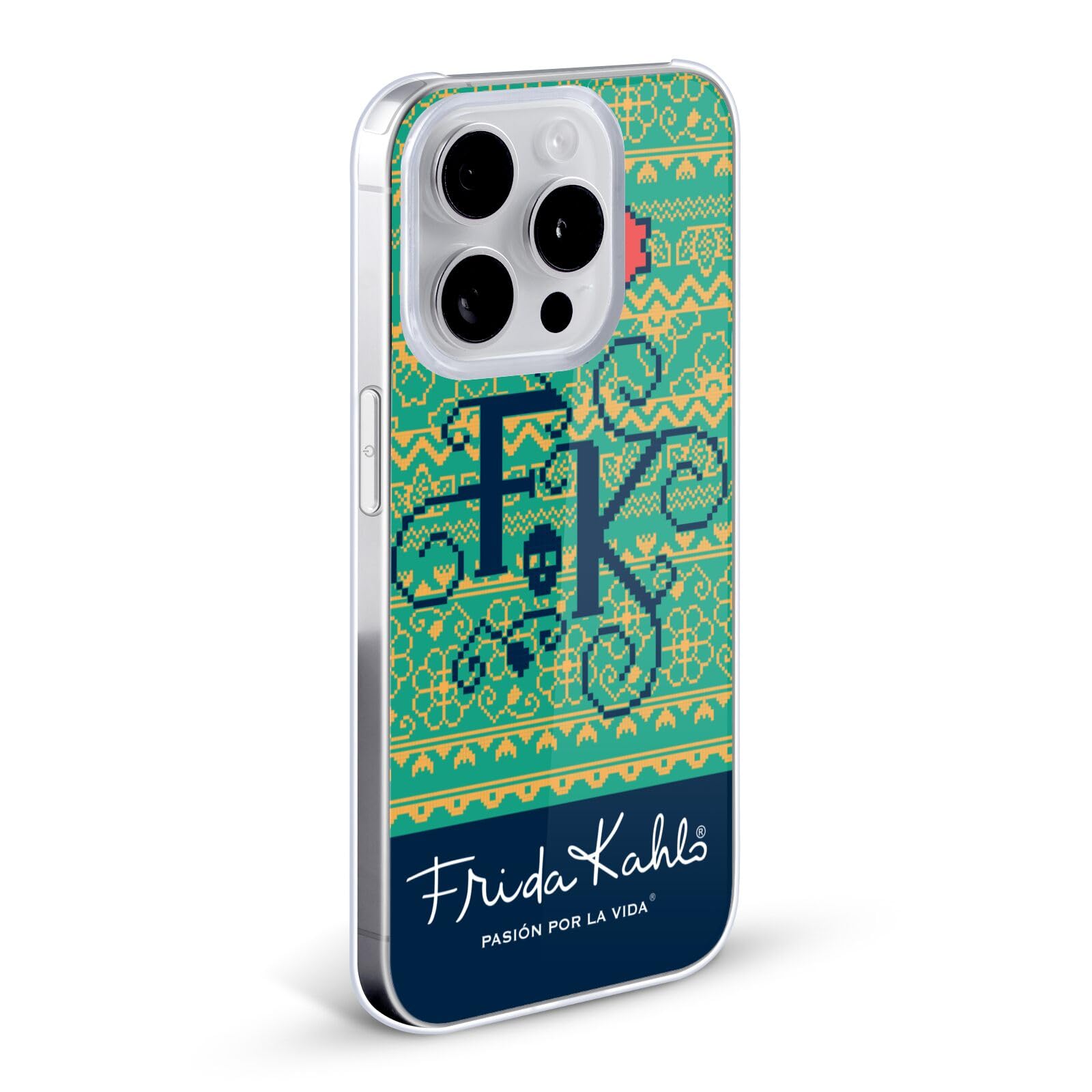 Officially Licensed Frida Kahlo Monogram Coyoacan Hard Back Case for Apple iPhone 13 Pro Max - Artistic Phone Cover for Women, Unique Gift for Art Lovers, Durable Protection for Everyday Use
