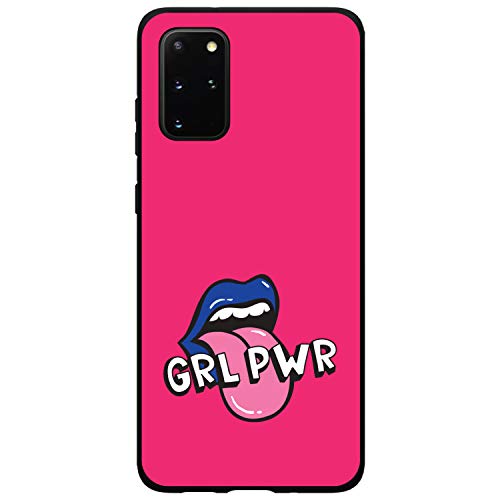 Girl Power - GRL PWR - Loud Mouth, Pink & Blue On Black Case