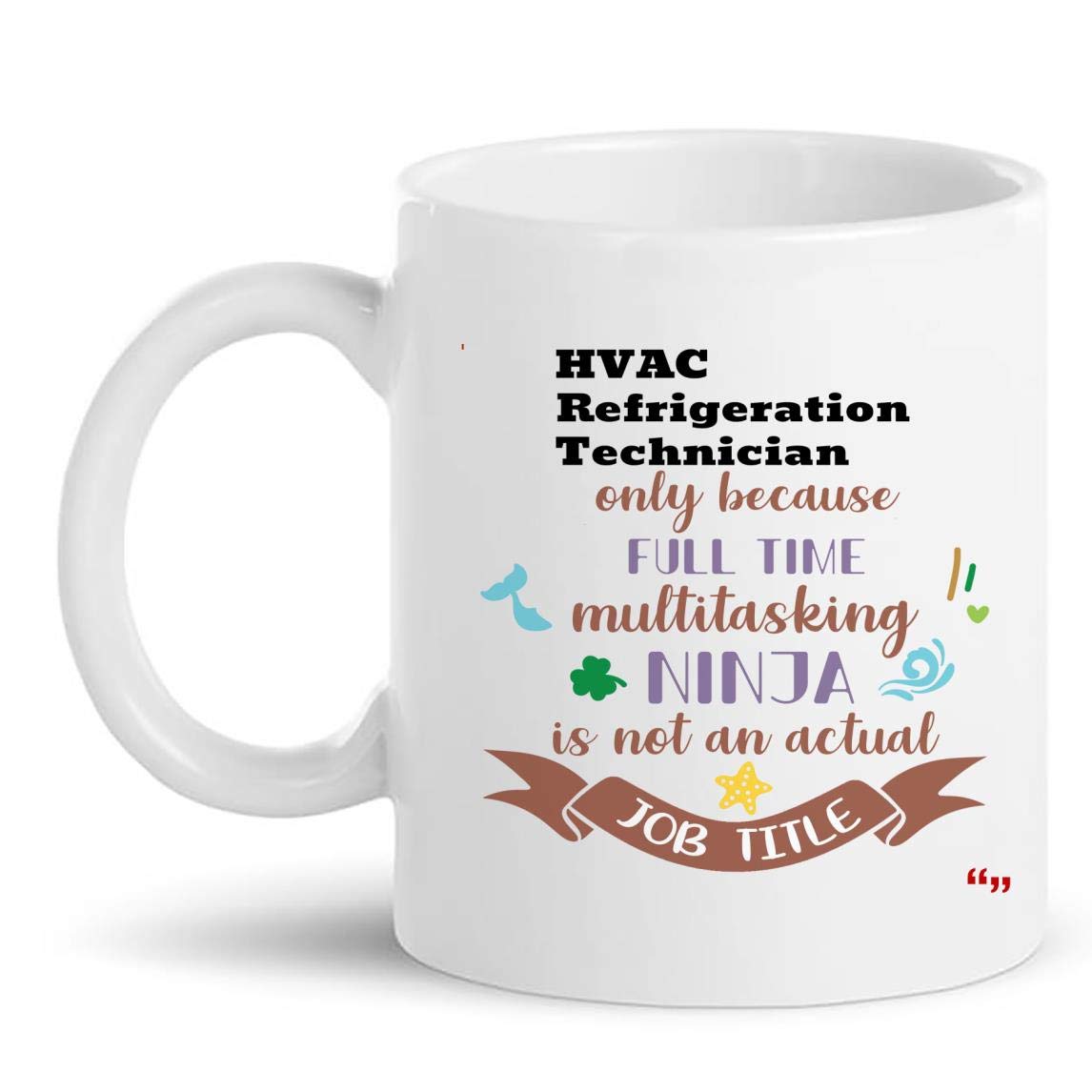 11Oz HVAC Refrigeration Technician Coffee Mug - Durable Ceramic Cup for HVAC Professionals, Mechanics & Engineers - Customized Gift for Coffee, Tea & Hot Drinks - Perfect for Workshop, Job Site, Office or Home Use - Great Gift for Father's Day, Birthday & Appreciation Events - Ideal for HVAC Techs' Daily Coffee Break, Job Site Hydration & Office Relaxation
