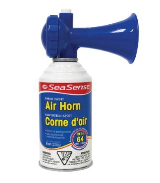 8 oz Jumbo Air Horn - Loud Safety & Emergency Alert Device for Sporting Events, Boating, and Outdoor Activities