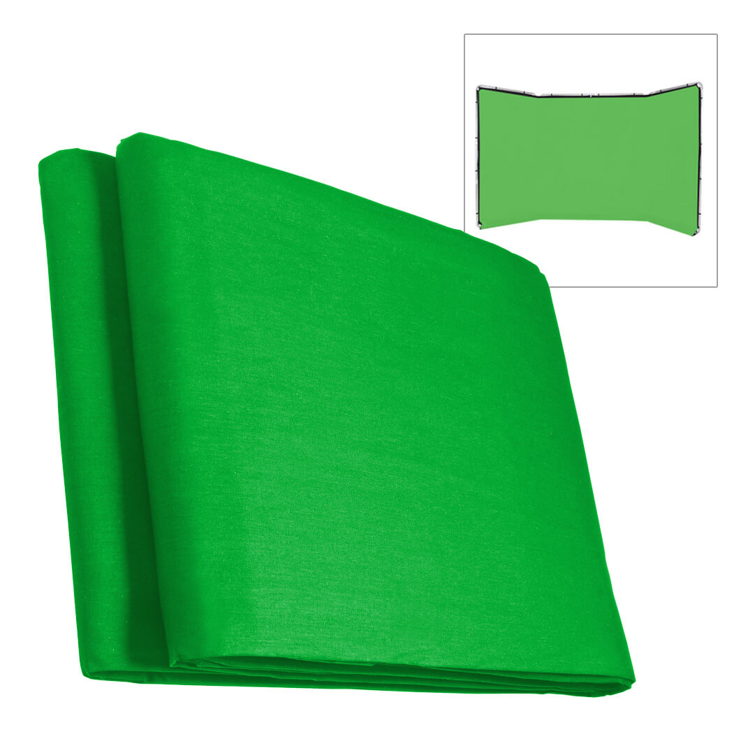 4x2.4m Chroma Key Green Screen Backdrop - Wrinkle-Free Photography Background for YouTube Videos, Live Streaming & Virtual Meetings (240cm x 120cm) | Perfect for Video Production, Gaming Streams & Zoom Backgrounds