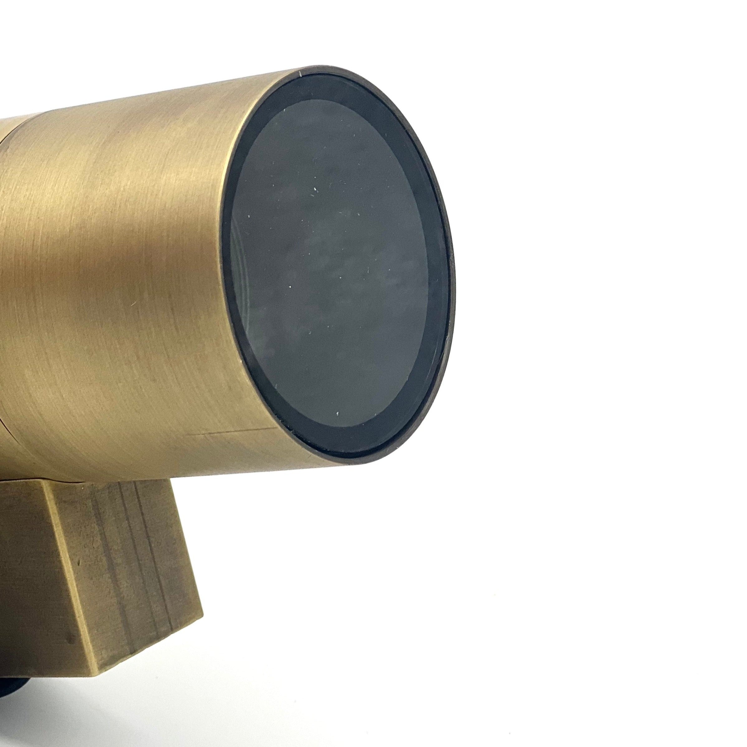 SCSP01 Stelvio Sconce - Antique Brass Finish Up/Down Wall Light, Low Voltage Outdoor Lighting for Patio, Garden & Entryway
