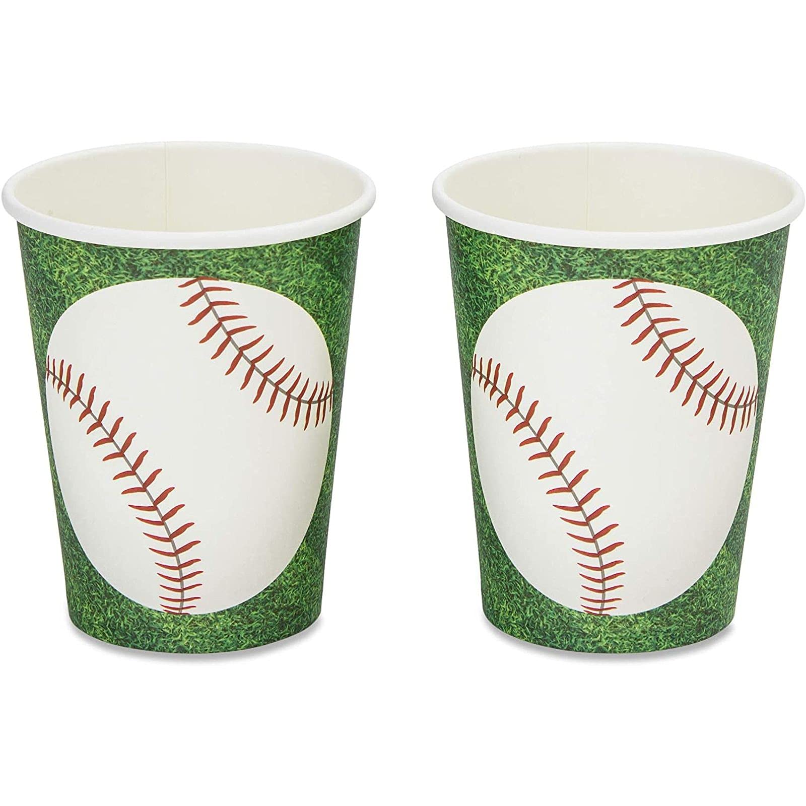 BLUE PANDA Baseball Birthday Party Supplies Set - 171 Piece Dinnerware & Banner Kit for 24 Guests | Perfect for Kids' Baseball Themed Parties, Team Celebrations & Sports Events