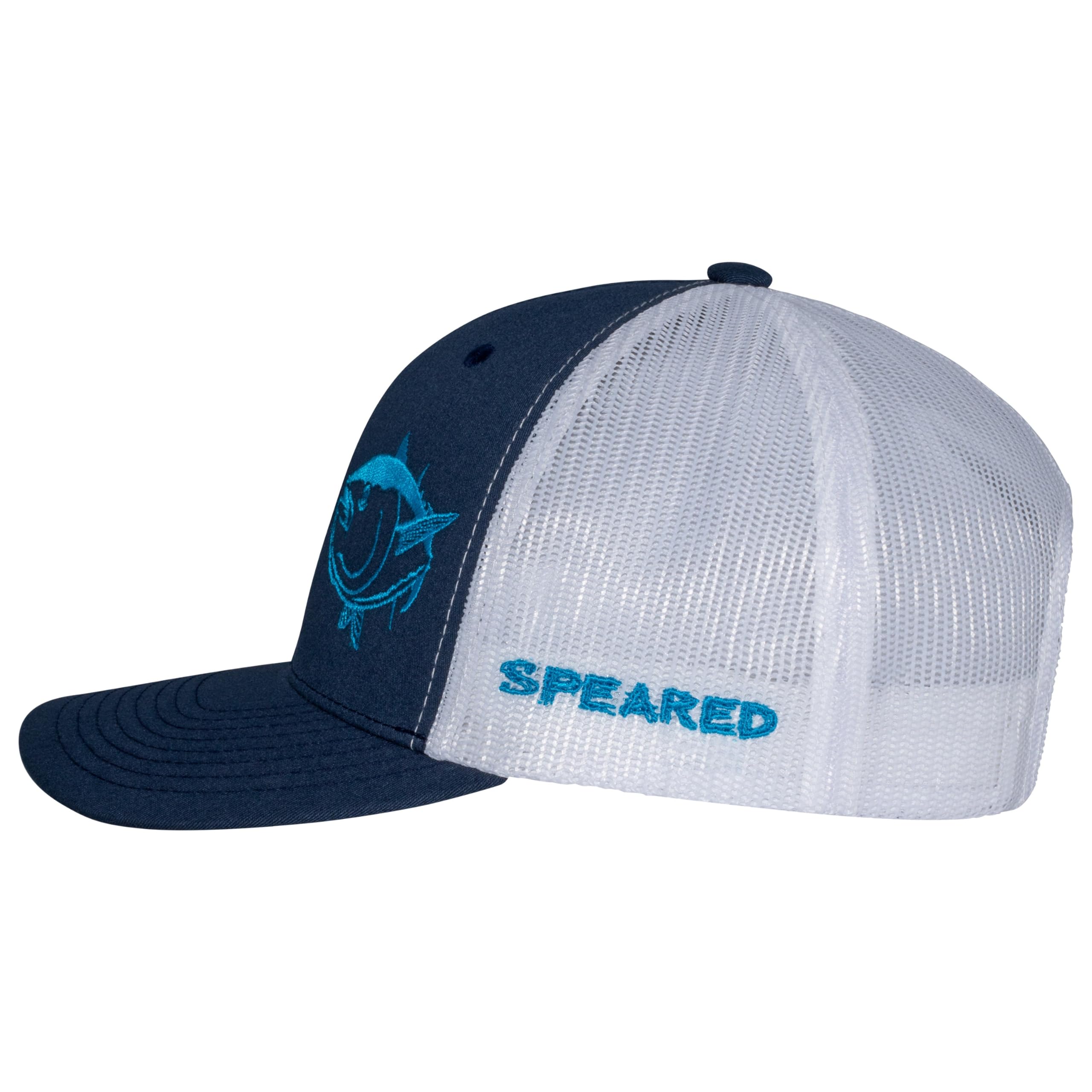 Bluefin Tuna Trucker Hat - Adjustable Snapback Cap for Fishing & Spearfishing | Perfect for Outdoor Adventures, Beach Trips & Sport Fishing Enthusiasts