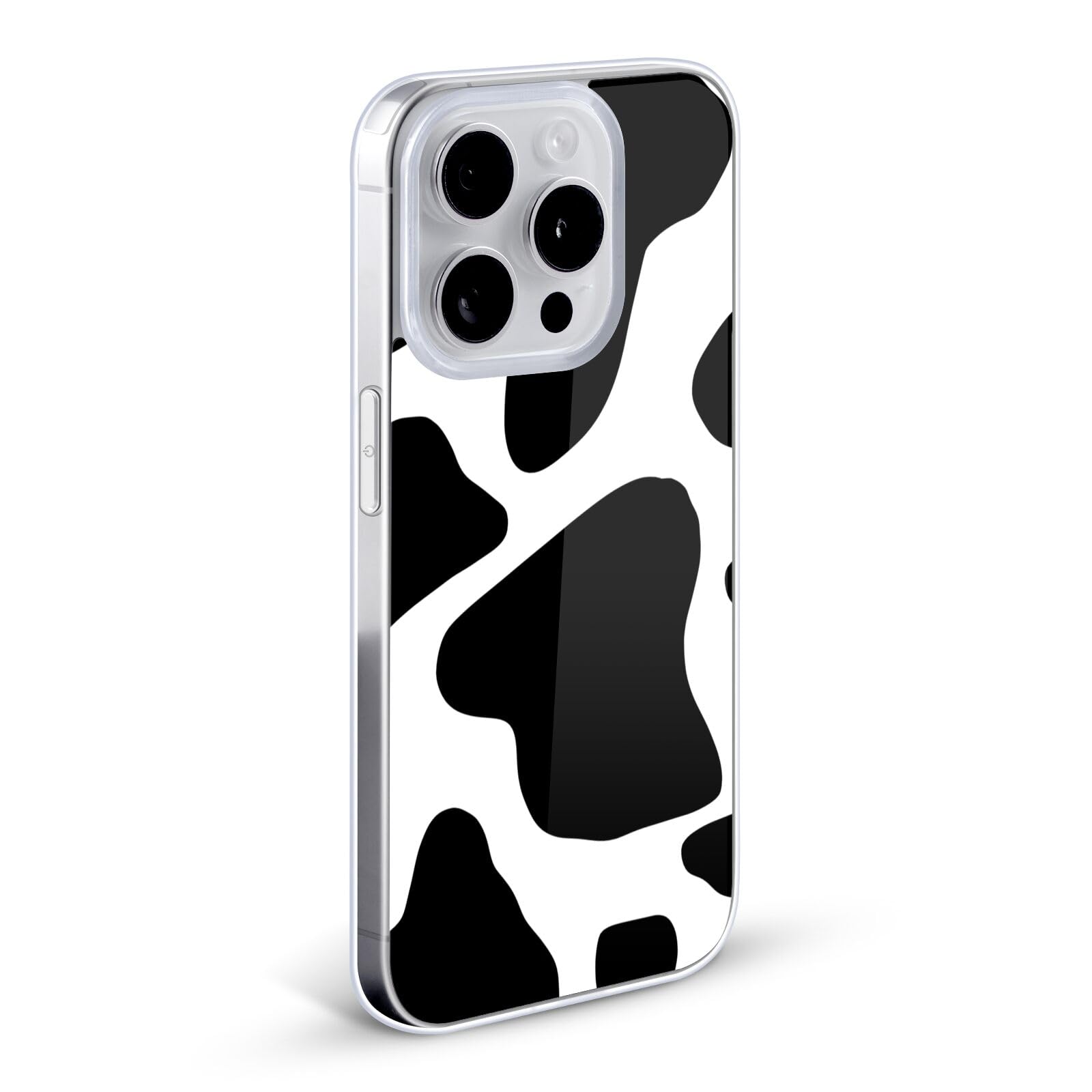 Officially Licensed Grace Illustration Cow Animal Prints Soft Gel Case for Apple iPhone 12 Pro Max - Cute Durable Phone Cover for Work, School & Everyday Use