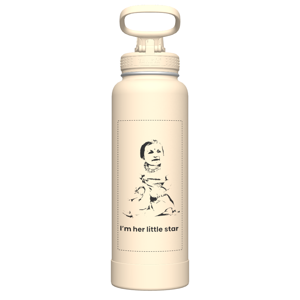 40oz Leak-Proof Bottle with Spout Lid for Oatmilk - Customizable & BPA-Free - Perfect for Smoothies, Coffee, and On-the-Go Hydration
