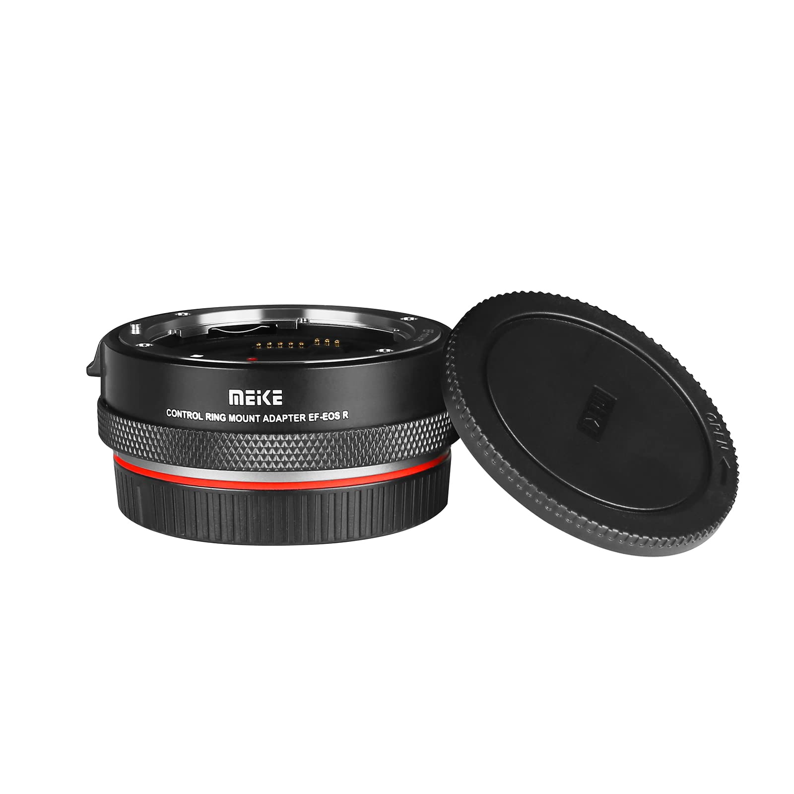 Meike MK-EFTR-B Metal Auto-Focus Mount Adapter with Control Ring - Canon EF/EF-S Lens to EOS R/RP/R5/R5C/R6/C70 Camera Converter - Perfect for Photography & Videography