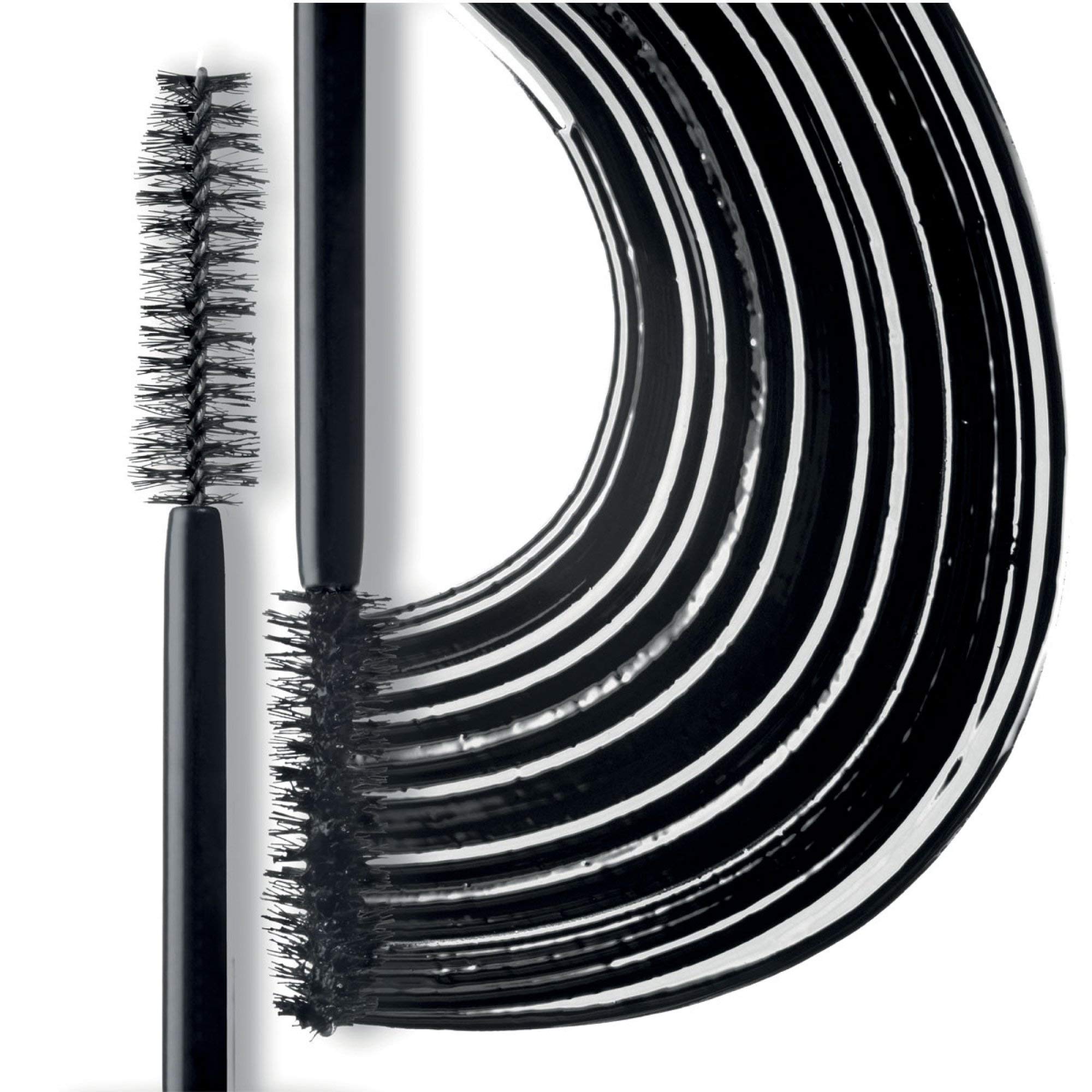 Deborah Milano 24H Instant Maxi Volume Black Mascara 12ml + Dermolab Gentle Biphase Makeup Remover 50ml for Waterproof Eye & Lip Makeup - Perfect for Travel & Daily Beauty Routine