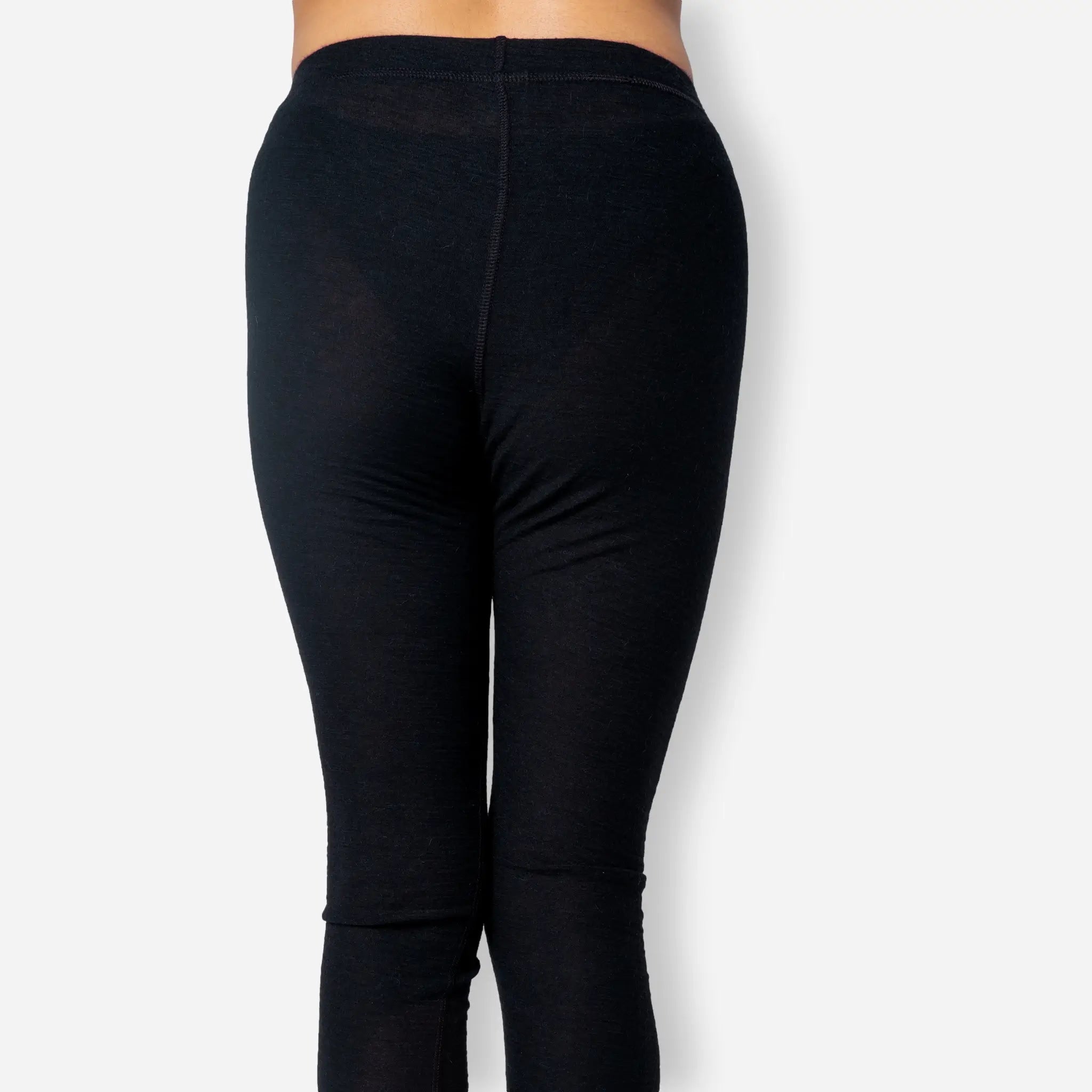 Ultralight Women's Alpaca Wool Leggings - 160 GSM Thermal Base Layer for Hiking, Yoga & Winter Comfort