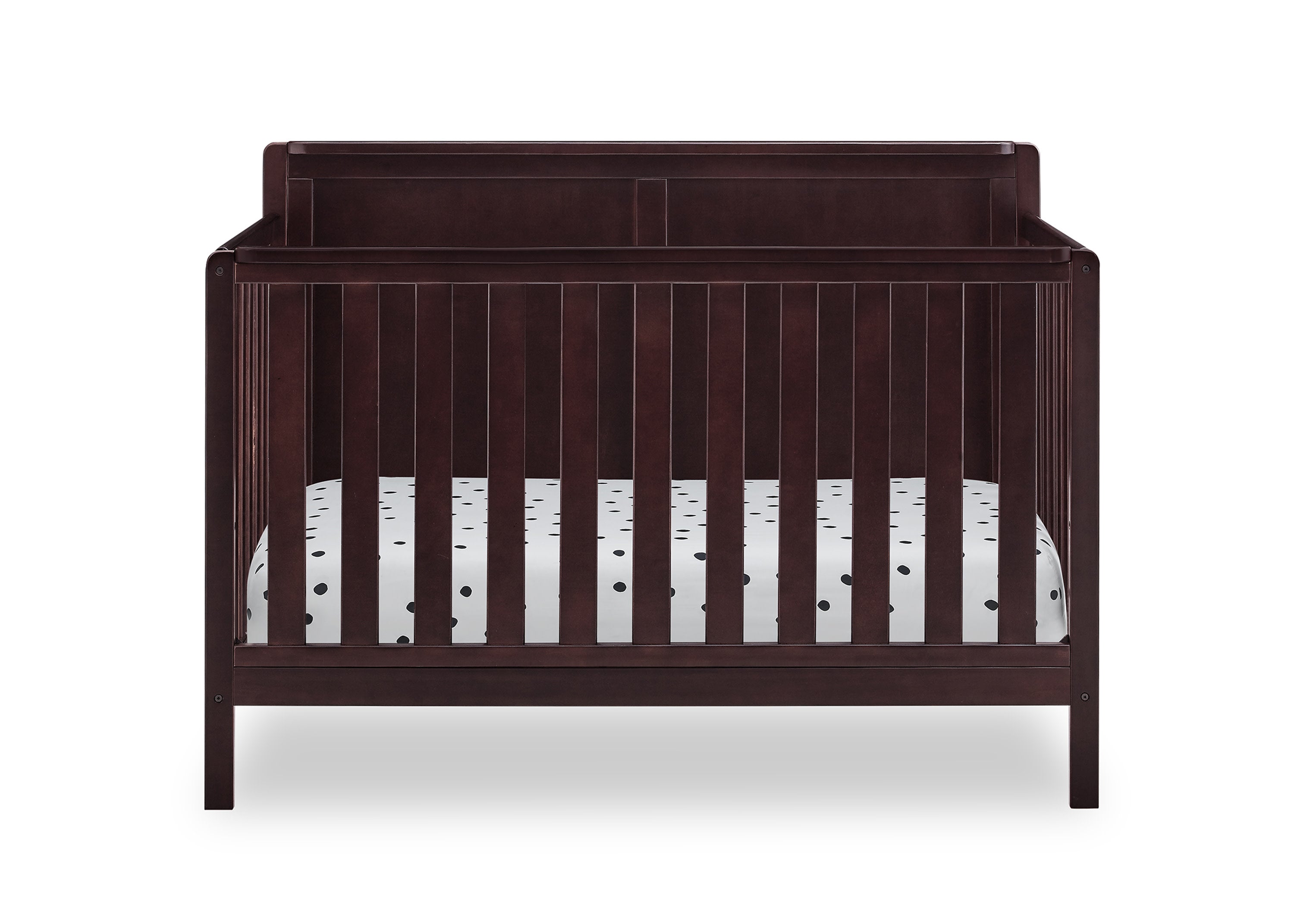 Hartley 6-in-1 Convertible Baby Crib - Toddler Bed & Full-Size Bed Frame - Nursery Furniture for Boys & Girls - Perfect for Newborn to Teen Years