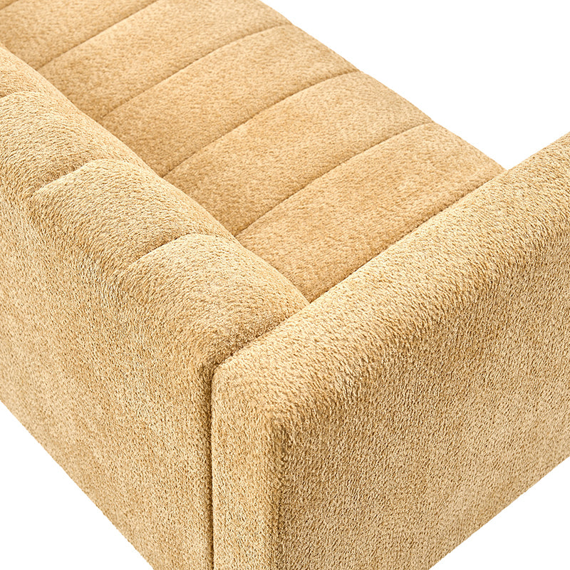 Botham Modern Cozy Sofa with Hidden Low Legs - Comfortable Living Room Furniture for Small Spaces, Apartments & Home Decor