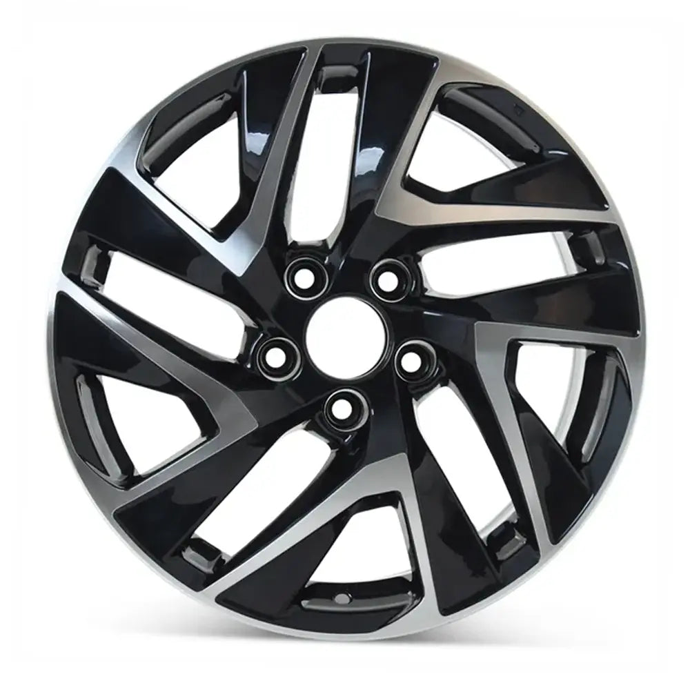 16 Inch Honda CRV Wheel Replacement - Machined Black Replica Rim 64069 42700T1WA71 - Perfect for Off-Roading, Winter Driving & Custom Upgrades
