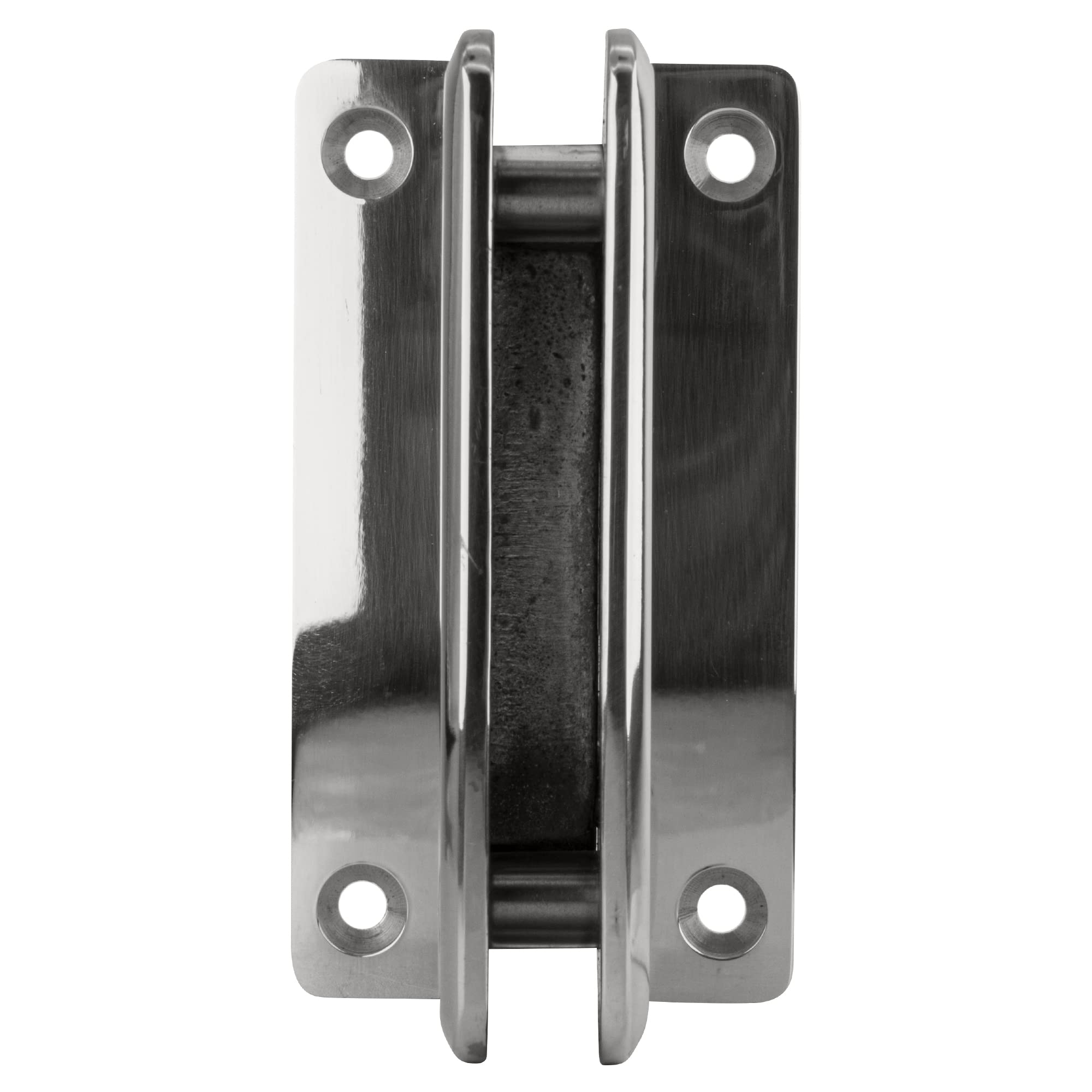 CRL Chrome Cologne Series Wall Mount Positive Close Cologne Hinge by CR Laurence - Durable Cabinet Hinge for Bathroom Vanity, Kitchen Cabinets & Commercial Use