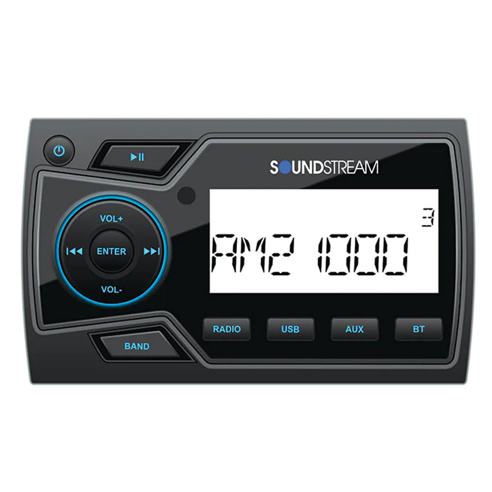 Soundstream MHU 32 Marine Grade Waterproof Digital Media Player with Bluetooth - Perfect for Boats, Yachts & Outdoor Water Activities