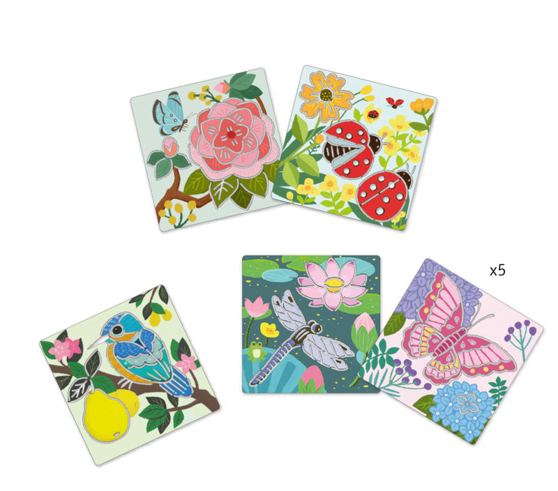 Garden Wings Stencils for DIY Home Decor - Butterfly & Floral Stencil Templates for Wall Painting, Furniture, Fabric & Crafts - Perfect for Bedroom, Nursery, Patio & Outdoor Projects
