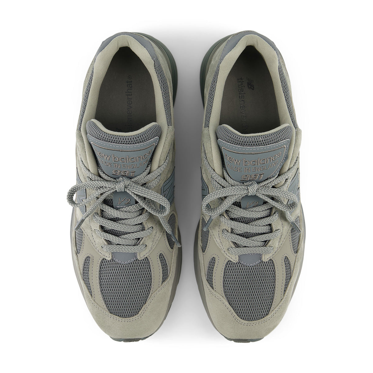thisisneverthat 991v2 Sneakers - Grey | Premium Comfort & Style for Men & Women | Perfect for Casual Wear, Street Fashion & Everyday Outfits