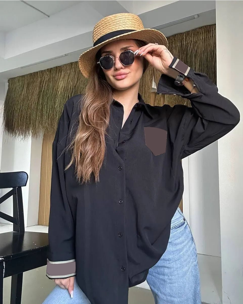 Loose Fit Embroidered Shirt for Men & Women - Comfortable Casual Button Down Top with Stylish Embroidery Design | Perfect for Summer Outfits, Beach Wear, and Boho Fashion