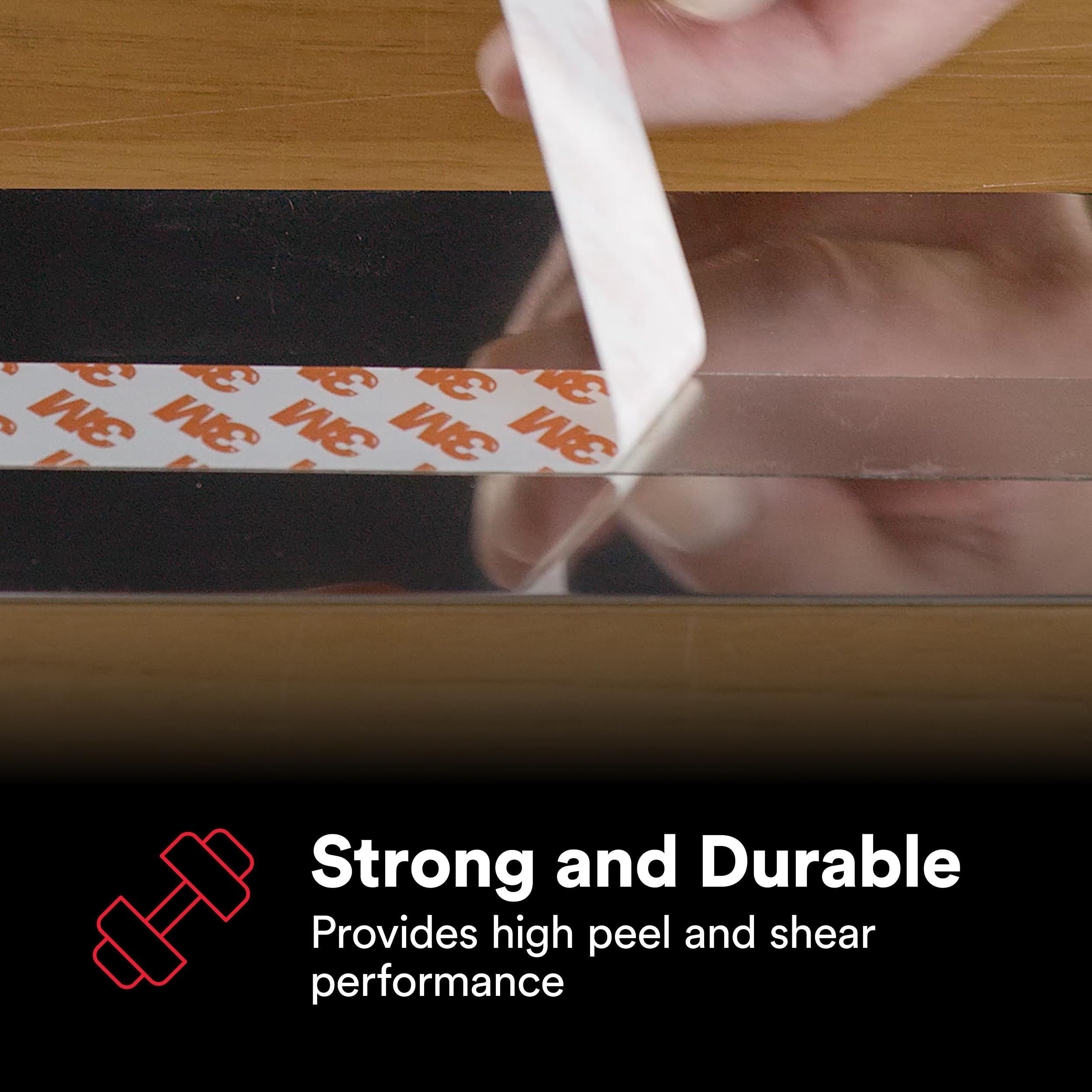 3M Double Sided Tape Heavy Duty, GPT-020F, 2 Inch x 55 Yards (50mm x 50m), 6 Rolls Pack - Strong Adhesive for Mounting, Crafts, Home Decor & DIY Projects