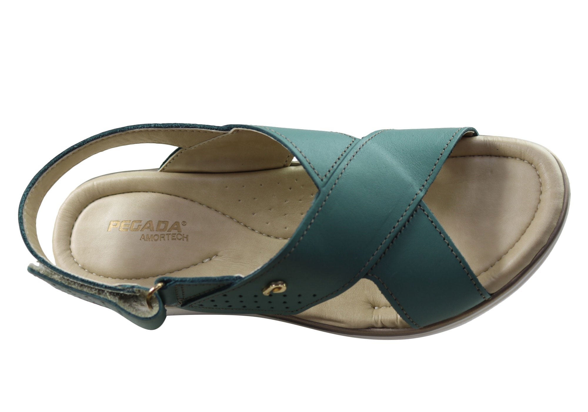 Pegada Paros Women's Comfortable Leather Sandals - Handmade in Brazil - Perfect for Beach, Vacation & Summer Outfits