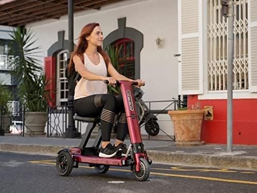 Amebee Foldable Mobility Scooter - Lightweight & Compact Travel Aid for Adults & Seniors - Portable Handicap Scooter with Strong Frame - Perfect for Shopping, Travel & Outdoor Activities