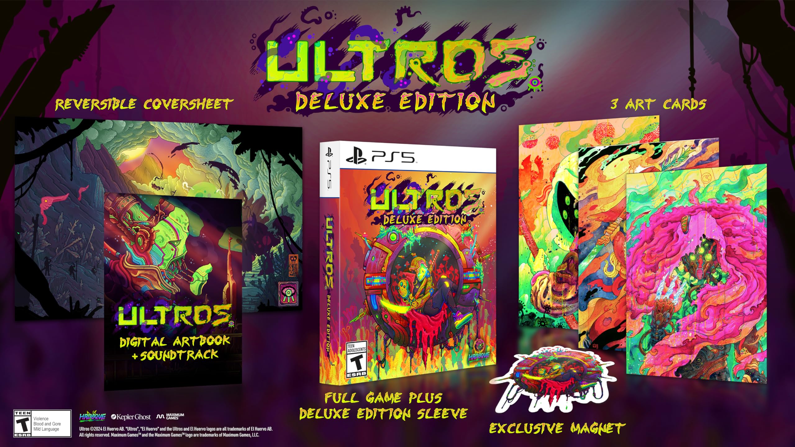 Ultros: Deluxe Edition for PlayStation 5 (PS5) - Immersive Sci-Fi Adventure Game for Next-Gen Console Gaming Experience