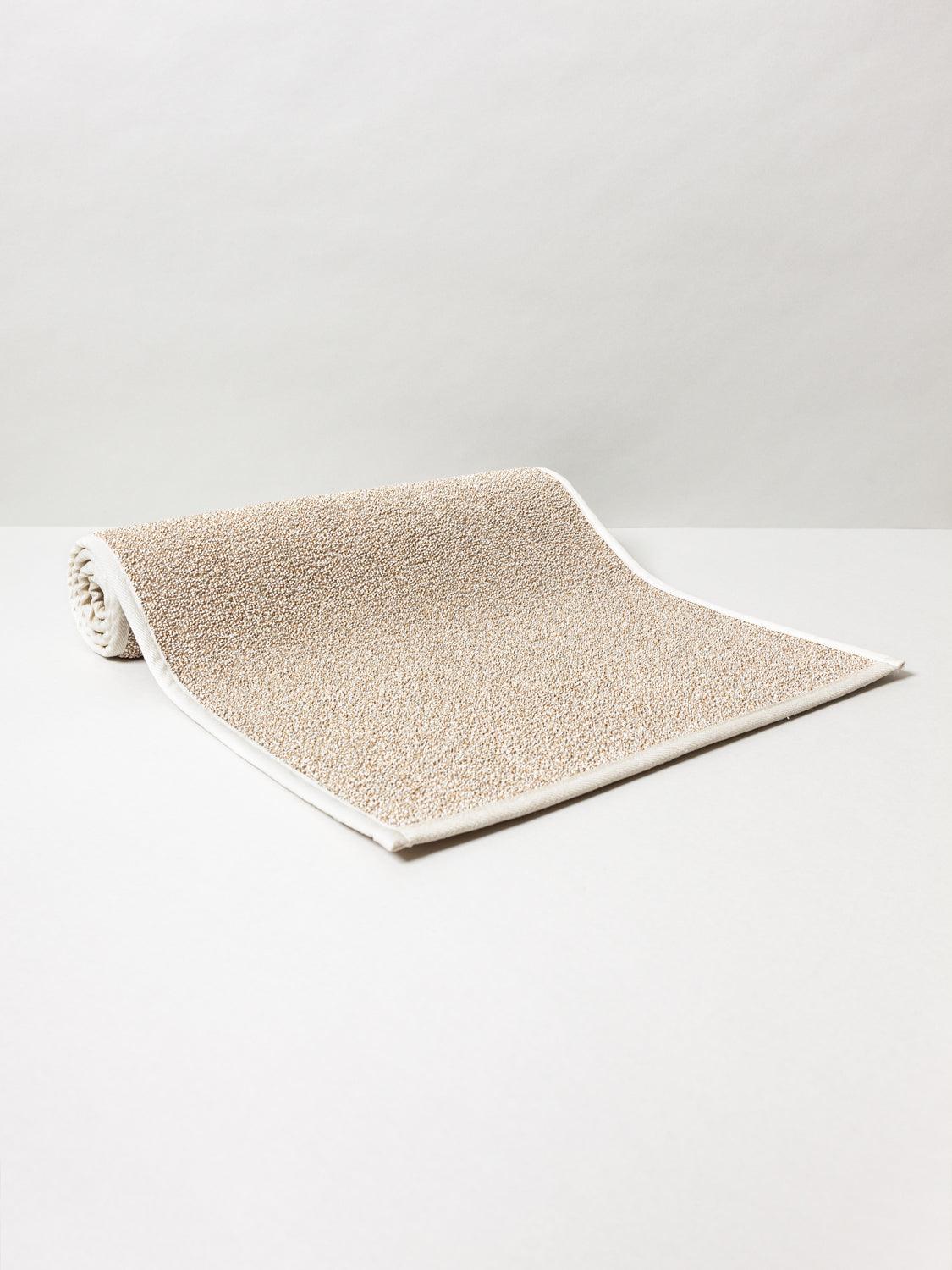 Premium Sasawashi Bath Mat - Eco-Friendly, Absorbent & Quick-Drying Beige Bathroom Rug for Showers & Bathtubs - Soft, Non-Slip & Hygienic Floor Mat for Bathroom Safety & Comfort