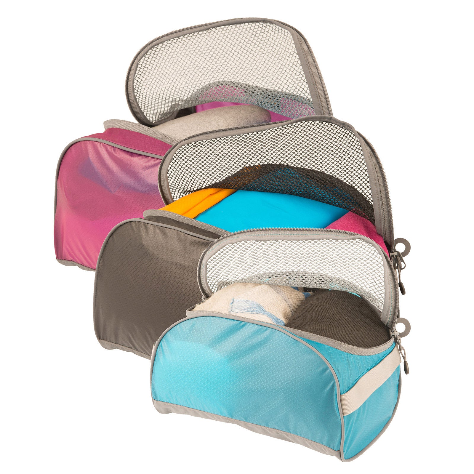 Sea to Summit Travelling Light™ Packing Cells - Waterproof Travel Organizer Bags for Backpacking, Camping & Hiking Gear - Compact Luggage Storage Solution for Outdoor Adventures