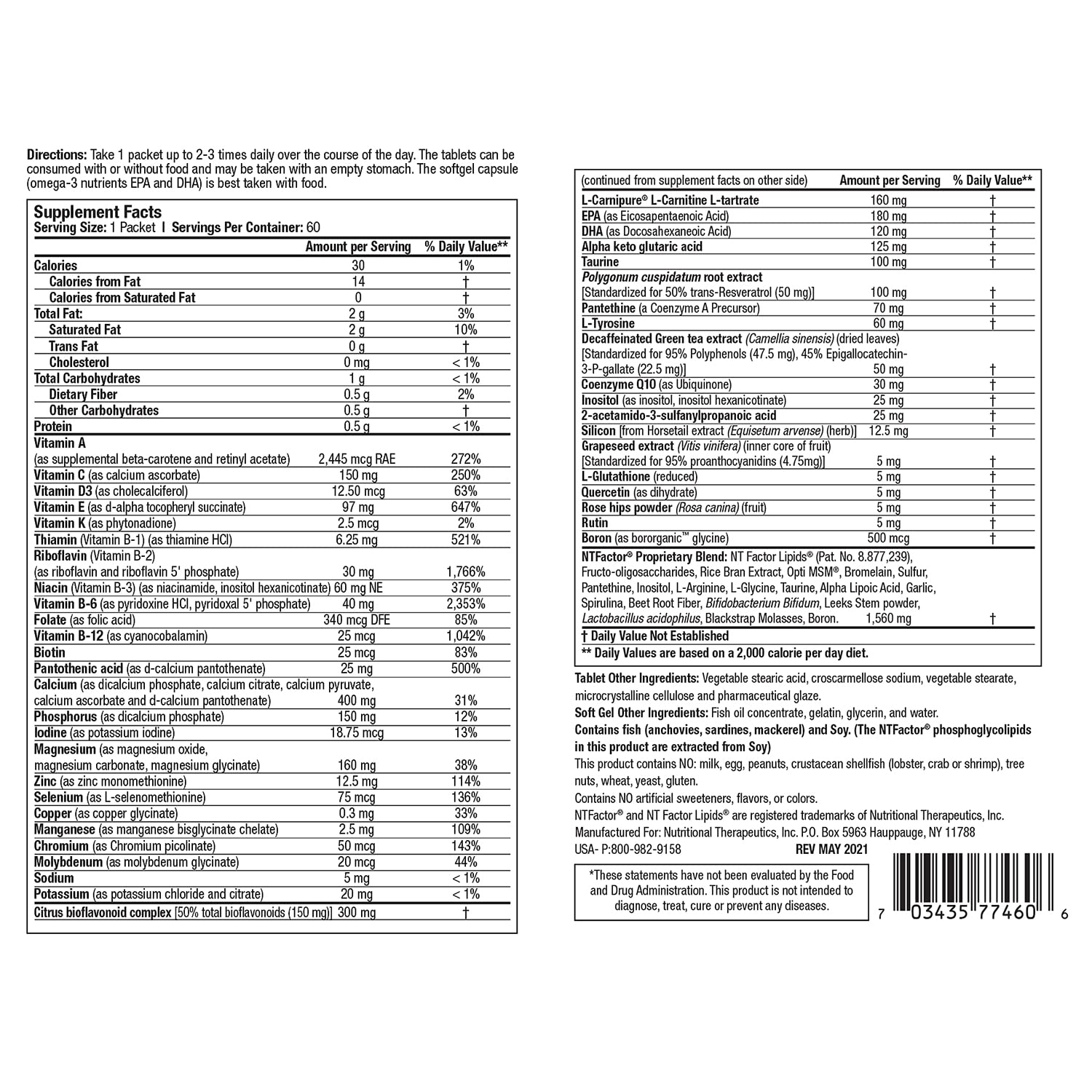 Vitamin and Mineral Propax Gold With NTFactor® - Natural Energy Booster for Chronic Fatigue - Multi-Vitamin & Mineral Supplement With Amino Acids, Antioxidants & Fatty Acids - 60 Capsules - Boost Energy & Support Immune Health for Busy Professionals & Students