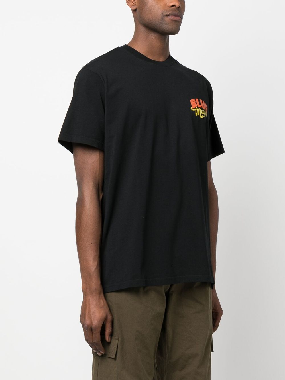 Premium BLUEMARBLE Cotton T-Shirts & Polo Shirts for Men - Classic Black Casual Wear for Office, Golf & Everyday Comfort