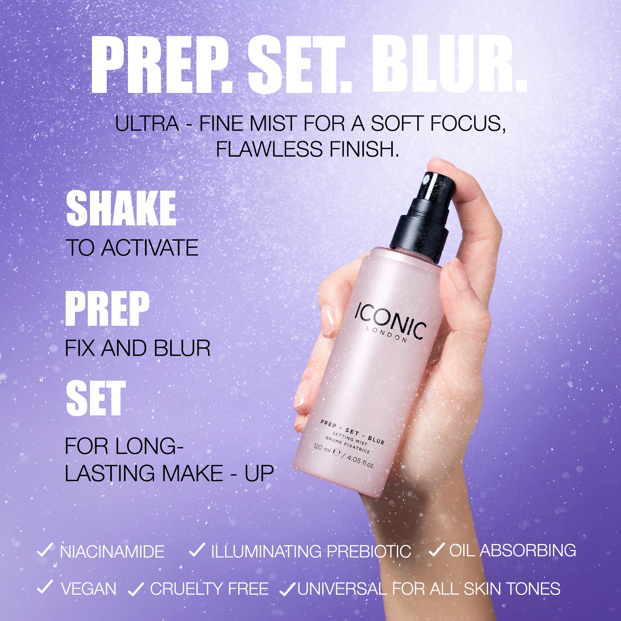 Prep Set Blur - Professional Makeup Primer & Blurring Kit for Flawless Skin | Perfect for Everyday Wear, Special Occasions & Photo Shoots