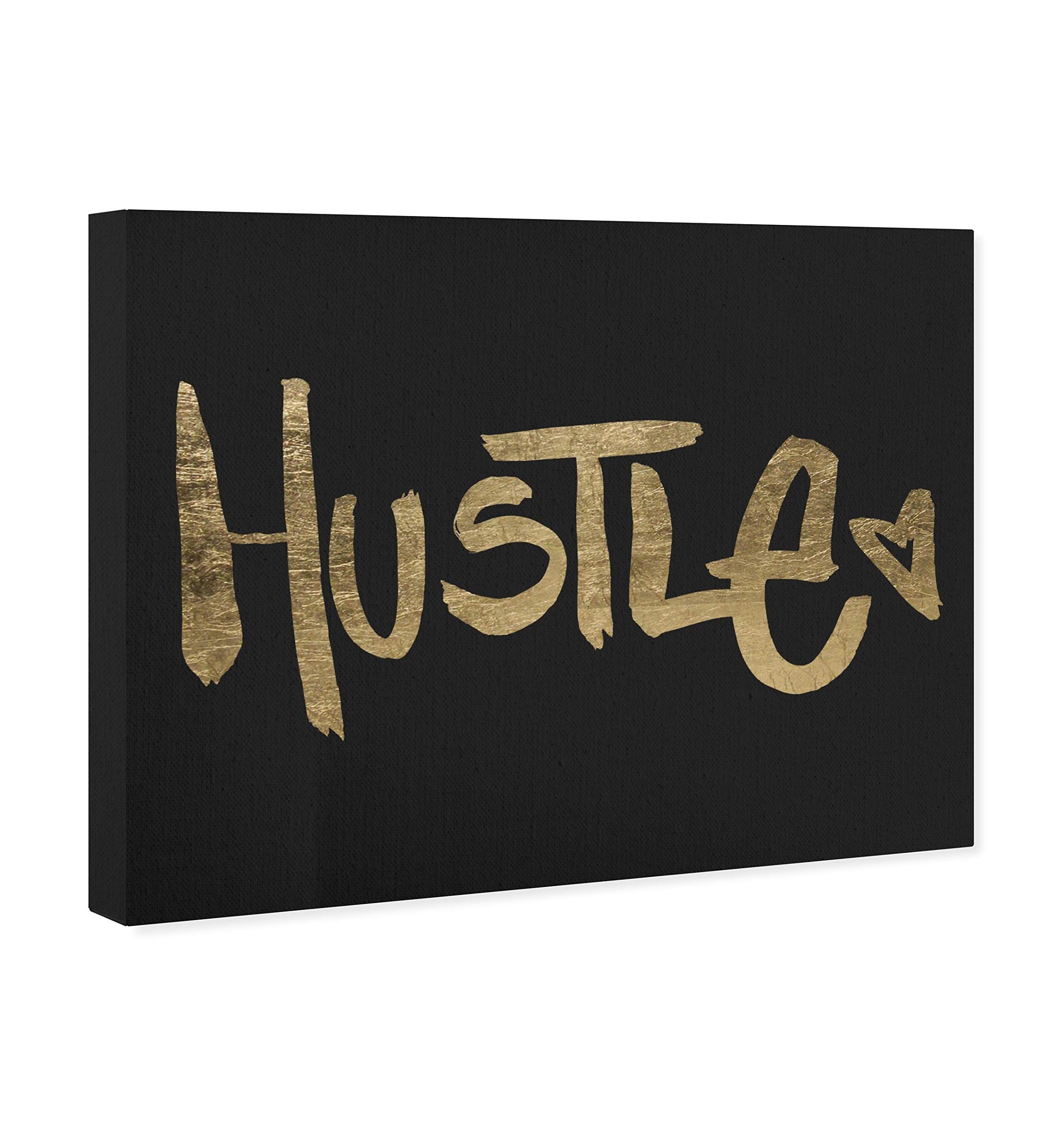 Hustle Motivational Wall Art Canvas Print - 30