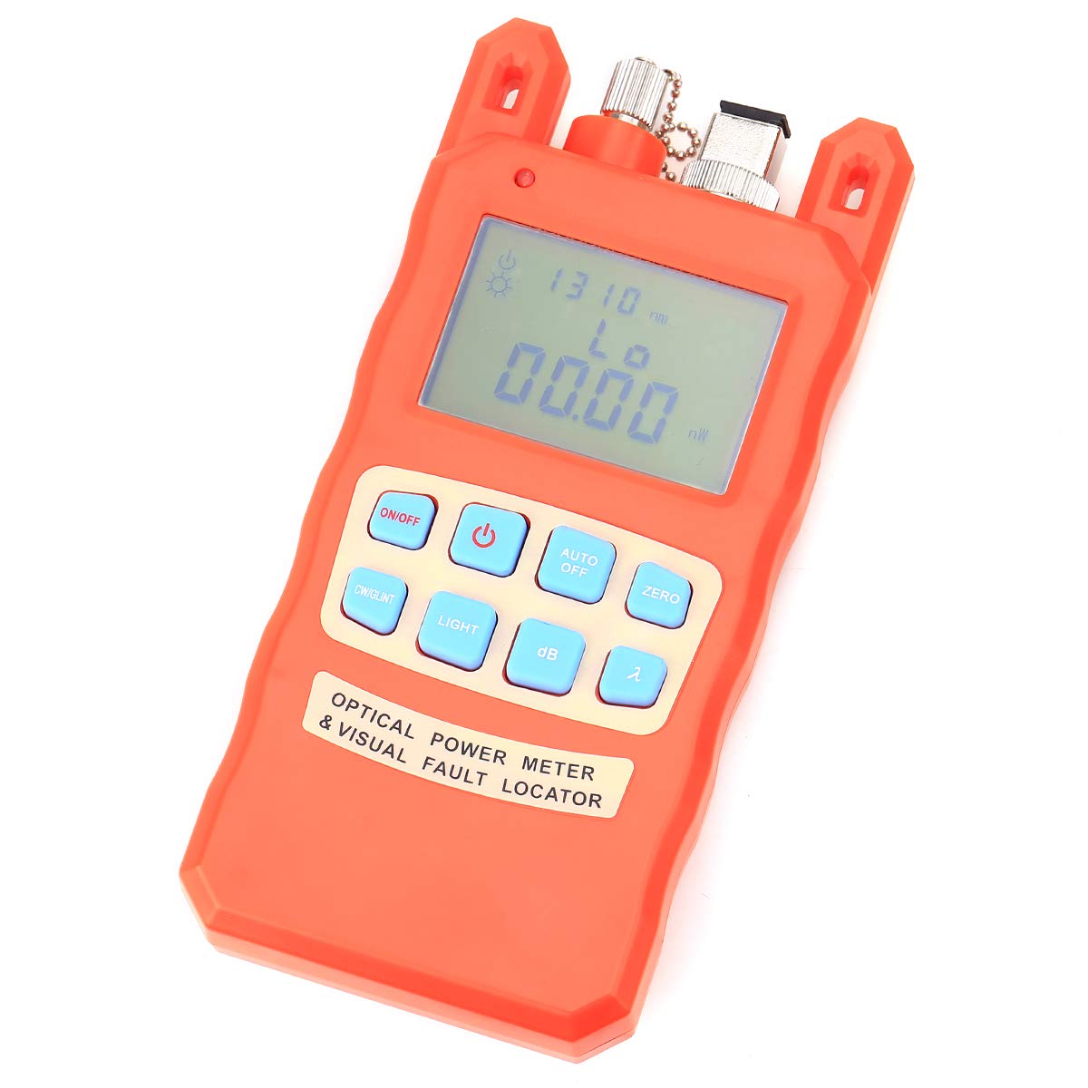 **Handheld Fiber Optic Power Meter & Visual Fault Locator - 20KM Portable Cable Tester for Network Maintenance, Installation, and Troubleshooting (Ideal for Telecom, Data Centers & Home Fiber Optic Setup)**