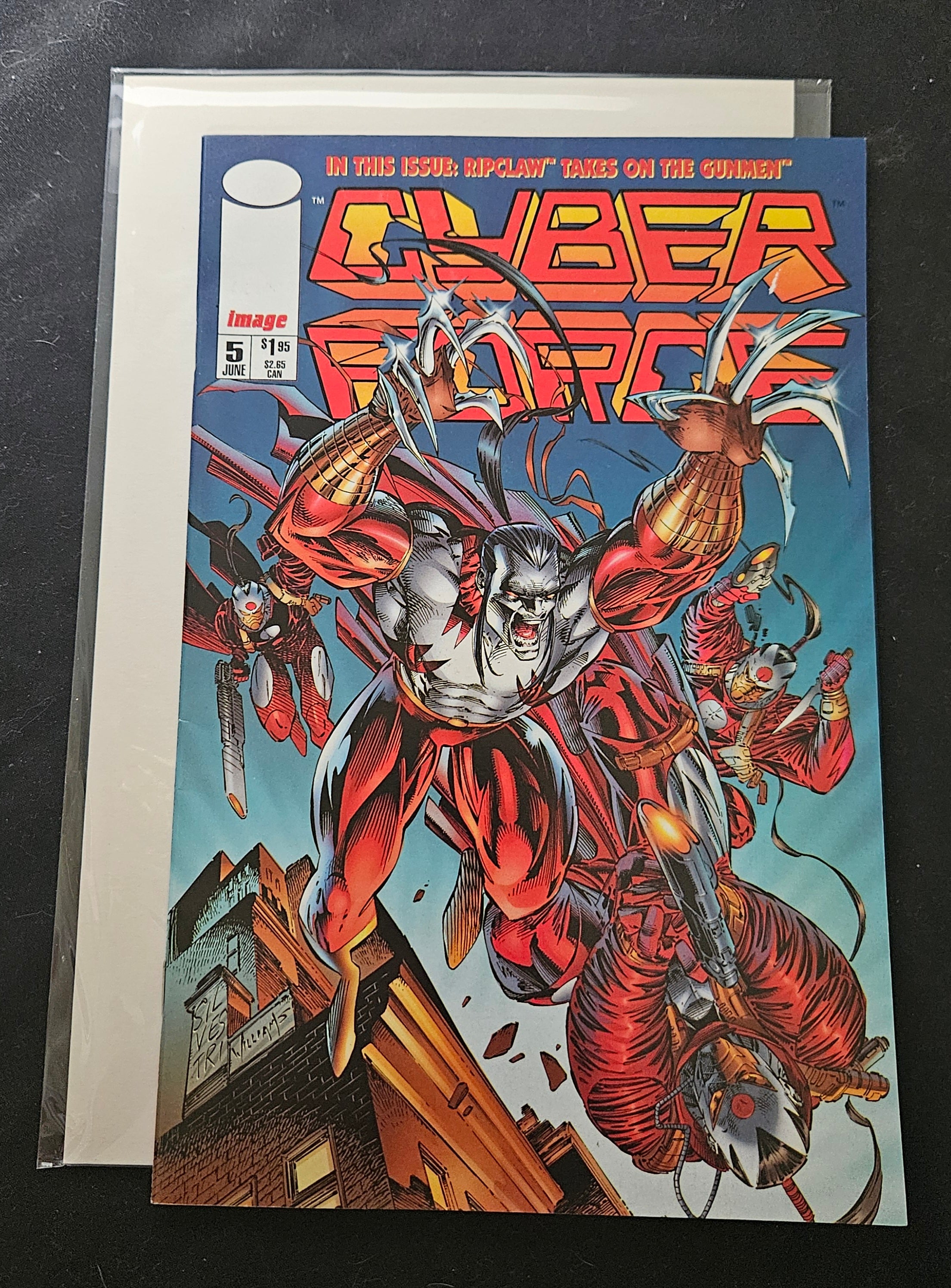 Cyber Force #5: The Hunt Begins - Image Comics 1993 Vintage Collectible - Perfect for Comic Book Enthusiasts & Superhero Fans