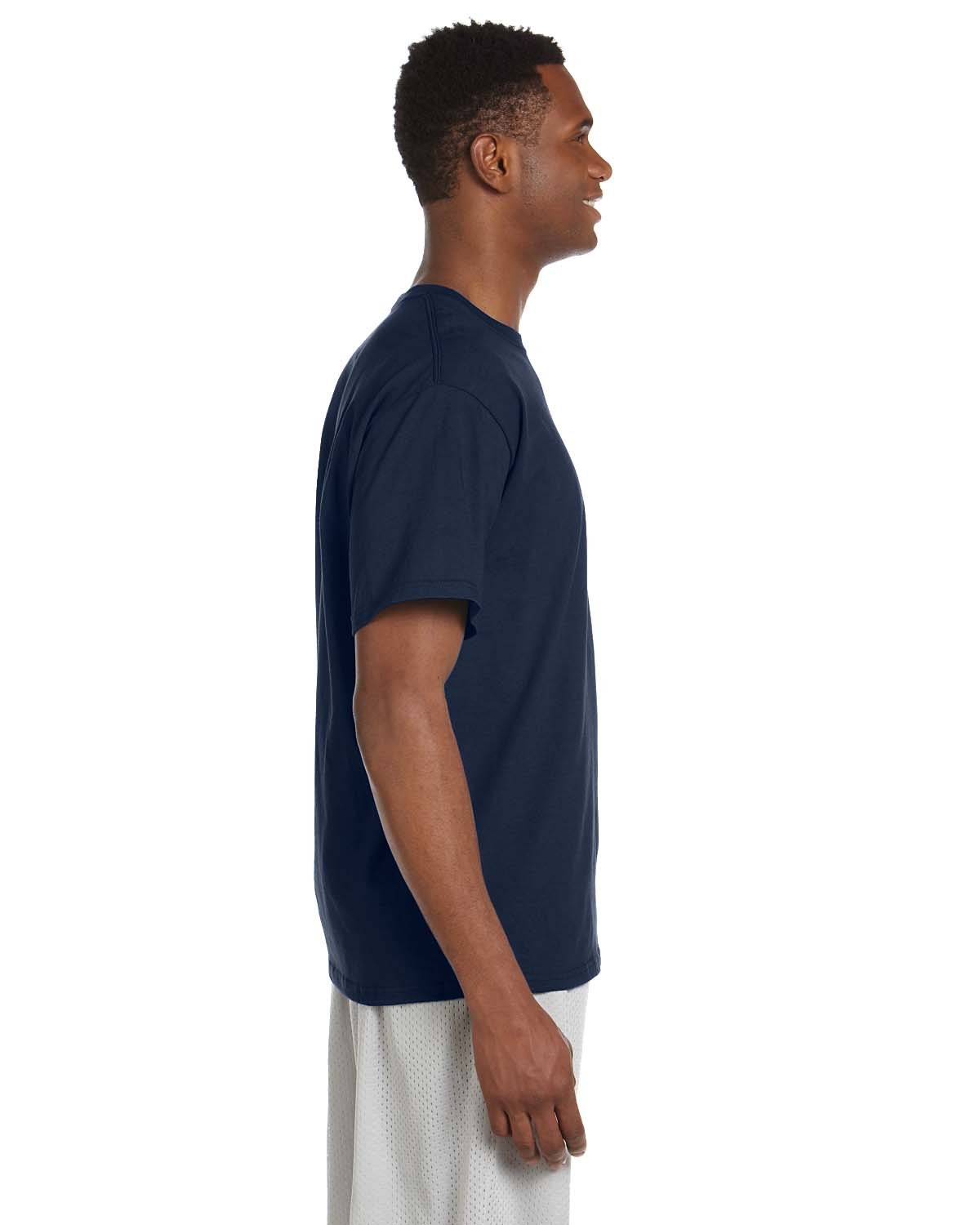 Russell Athletic Men's Basic Cotton T-Shirts - Soft Breathable Crew Neck Tees for Casual Wear, Gym & Everyday Comfort | Durable Short Sleeve Shirts for Men