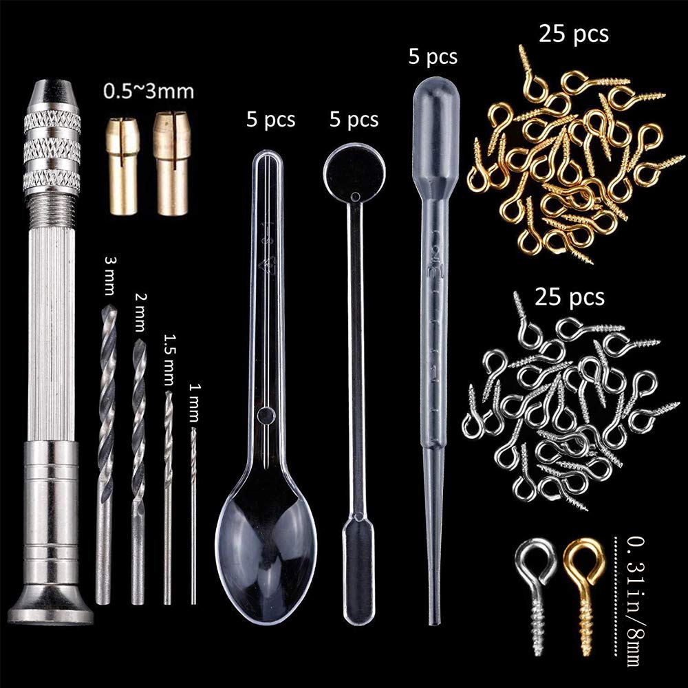 88 Pcs DIY Silicone Jewelry Casting Molds and Tools Set for Resin Pendant Craft Making - Includes Storage Bag | Perfect for DIY Jewelry Making, Resin Art Projects, and Handmade Gifts