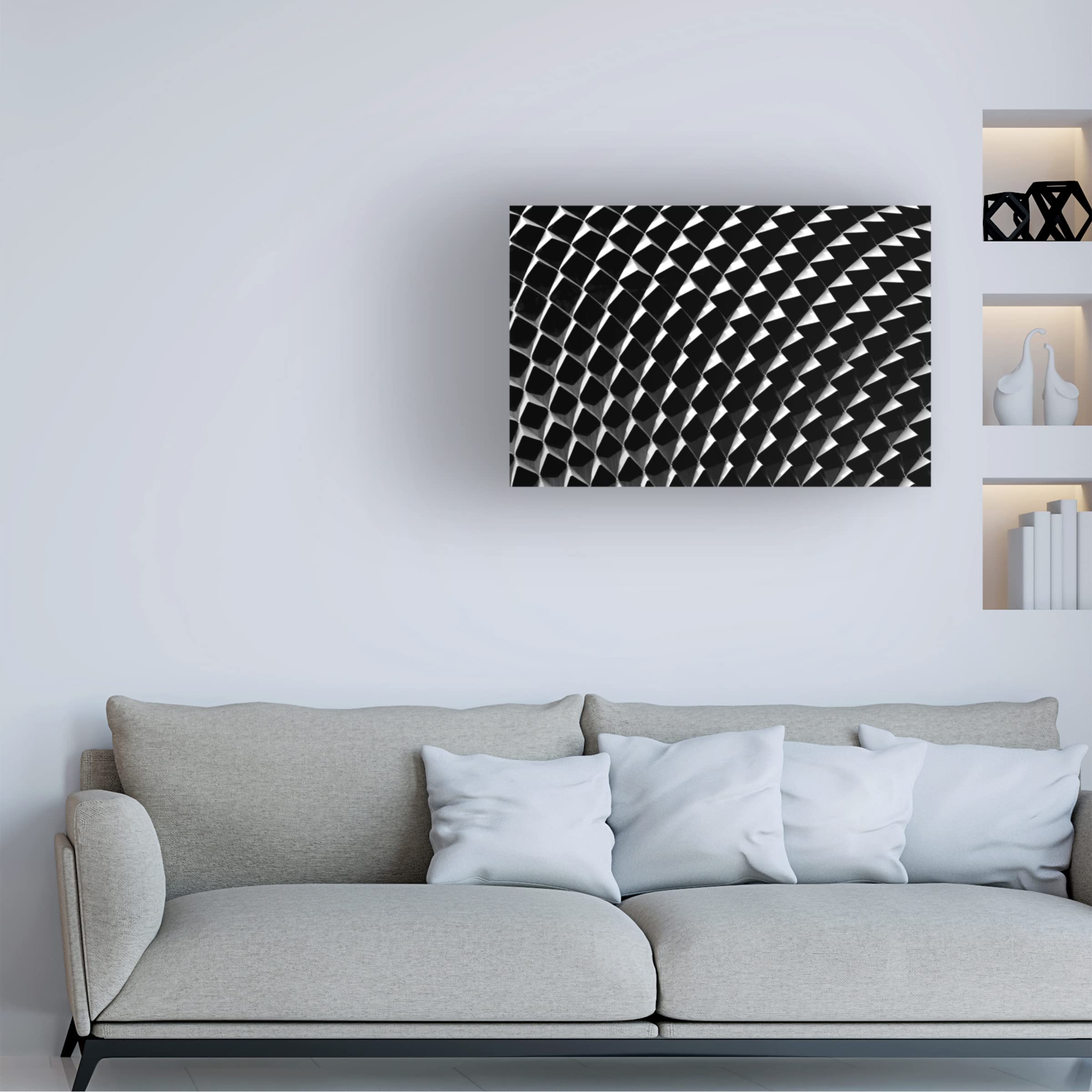 Trademark Fine Art 'Esplanade' Canvas Wall Art by Hanswolfgang Hawerkamp - Elegant Home Decor for Living Room, Bedroom & Office