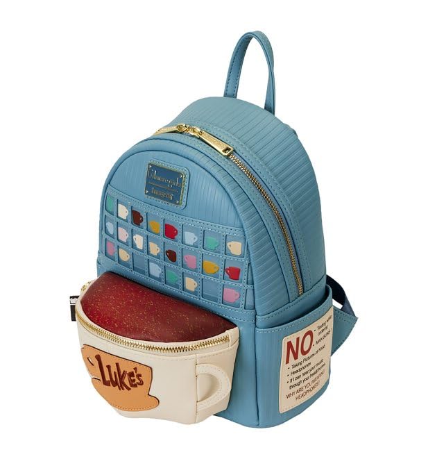 Loungefly Gilmore Girls Luke's Diner Coffee Mug Crossbody Bag - Double Strap Shoulder Purse for Women, Fans & Collectors - Perfect for Cosplay, Conventions & Everyday Use