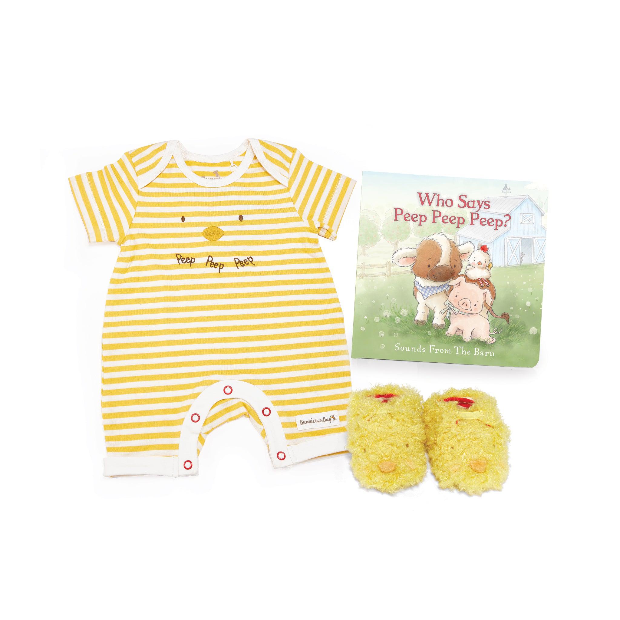 Peep Peep Farm Baby Gift Set - Adorable Farm Animal Themed Newborn Gift for Showers & Birthdays | Perfect for Nursery Decor and First Toys