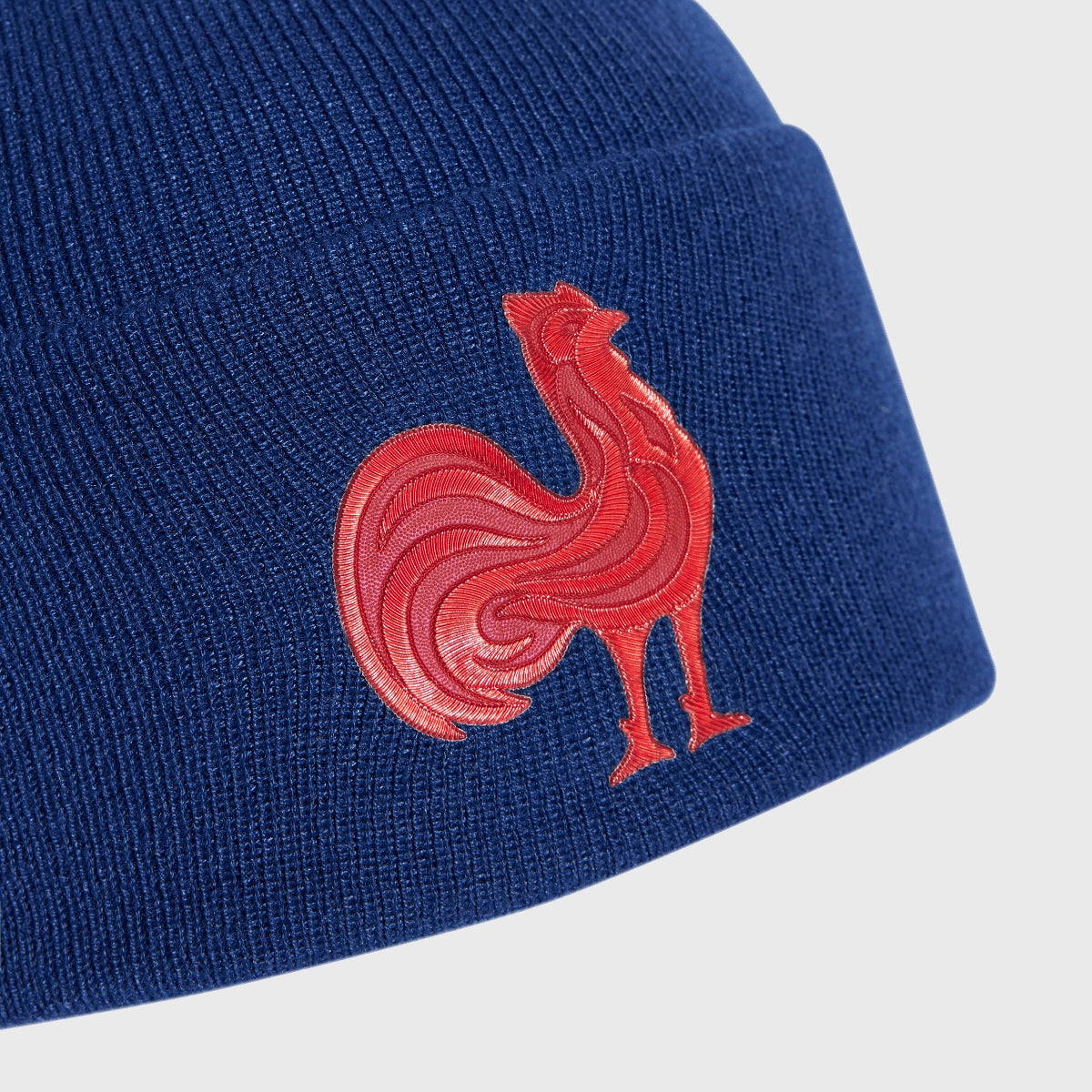 Adidas France Rugby Wool Beanie Hat - Warm Winter Knit Cap for Men & Women - Perfect for Rugby Games, Outdoor Sports & Cold Weather