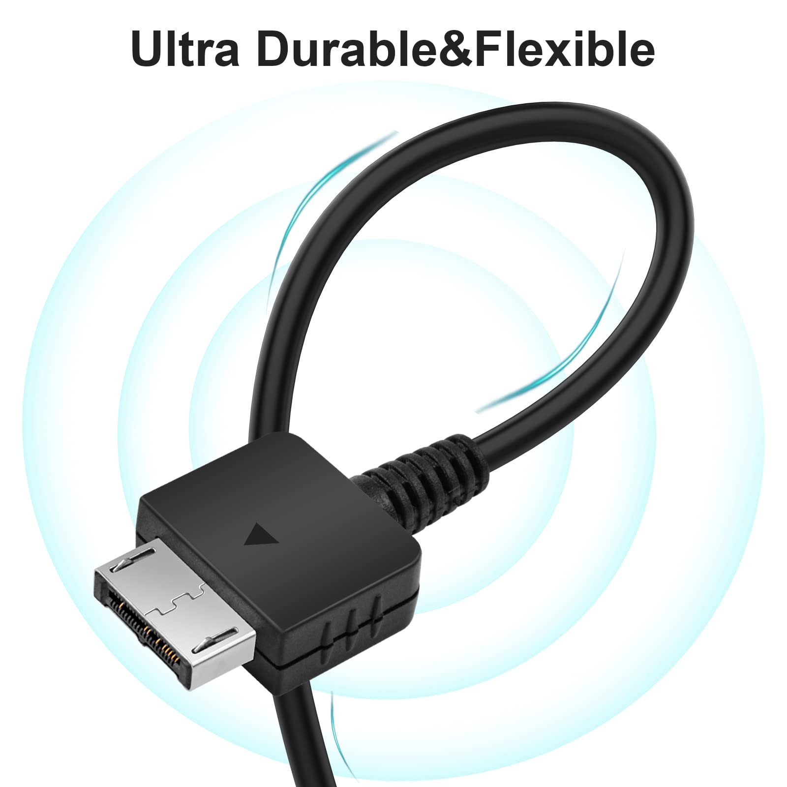 Original PS Vita Charger Cable USB Data & Charger Cord, 3.3 ft Replacement PSV 1000 Cable   Optimized Title: **Original PS Vita Charger Cable - USB Data & Power Cord for PSV 1000/2000 - 3.3ft Fast Charging & Sync Cable - Compatible with PlayStation Vita (Perfect for Gaming On-The-Go & Travel)**