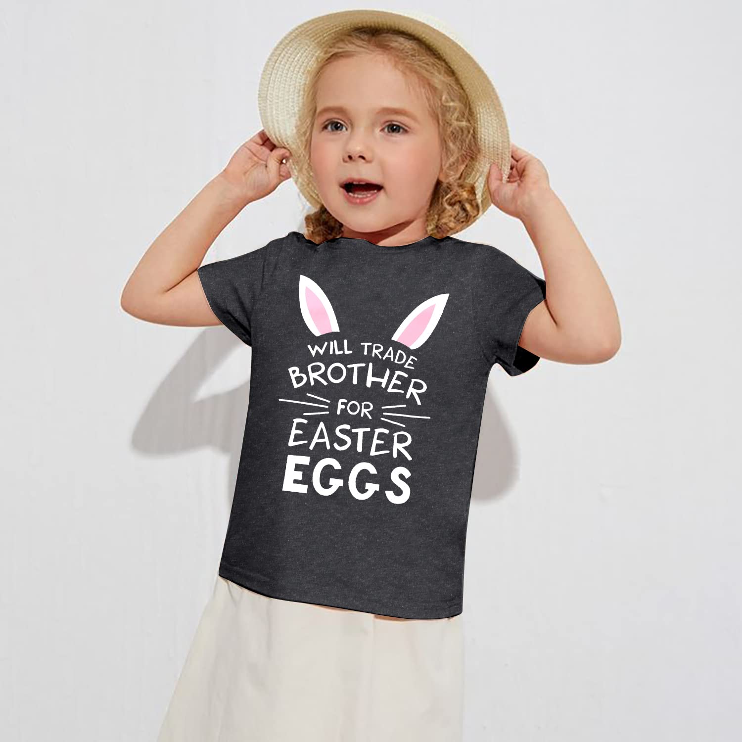 Easter Baby Shirt - Cute Bunny Toddler T-Shirt for Boys & Girls - Soft Cotton Short Sleeve Top - Perfect for Easter Egg Hunts & Family Photos