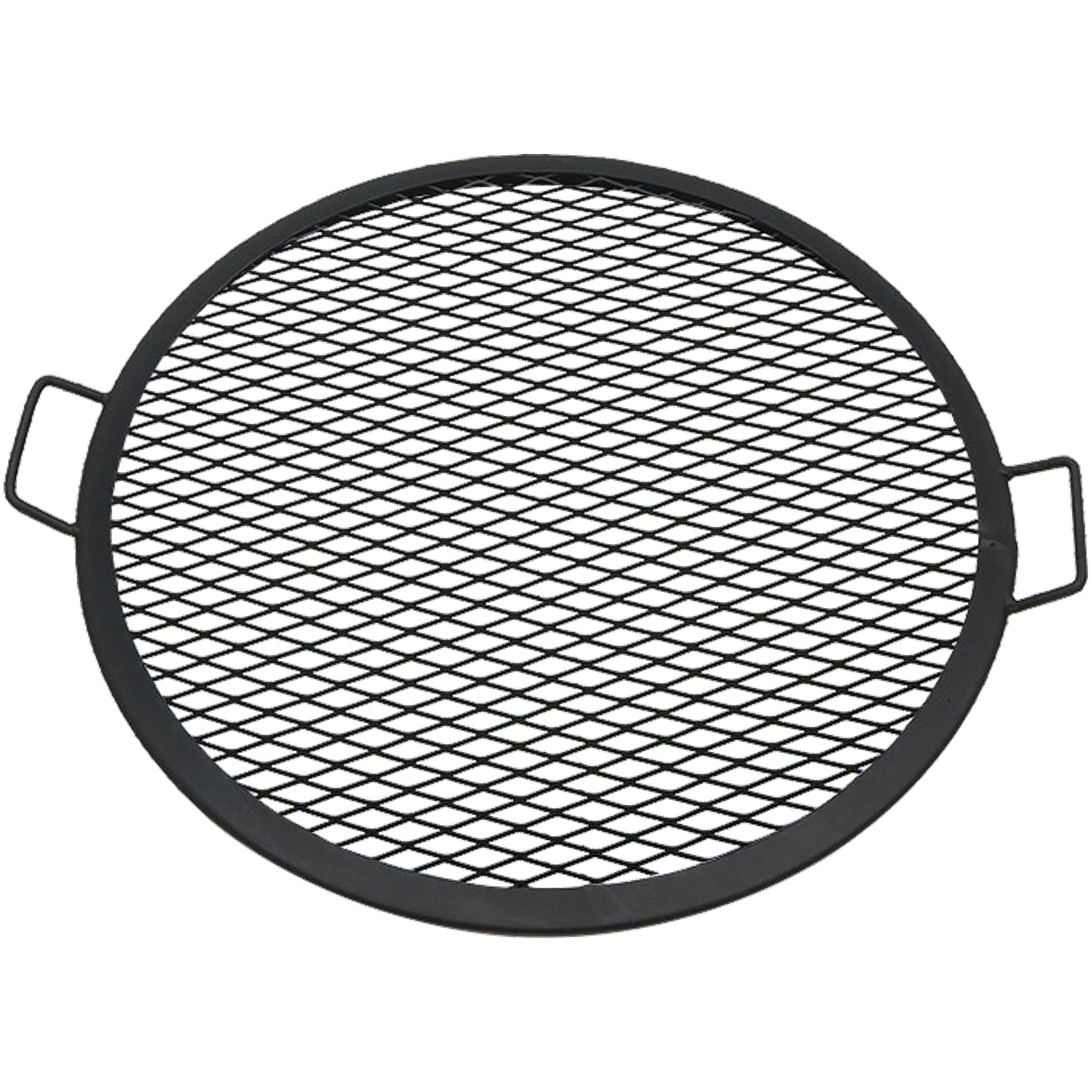 Sunnydaze X Marks Round Cooking Grate - Heavy Duty Campfire Grill for Outdoor BBQ, Picnics & Backyard Grilling - Perfect for Camping, Tailgating & Patio Parties