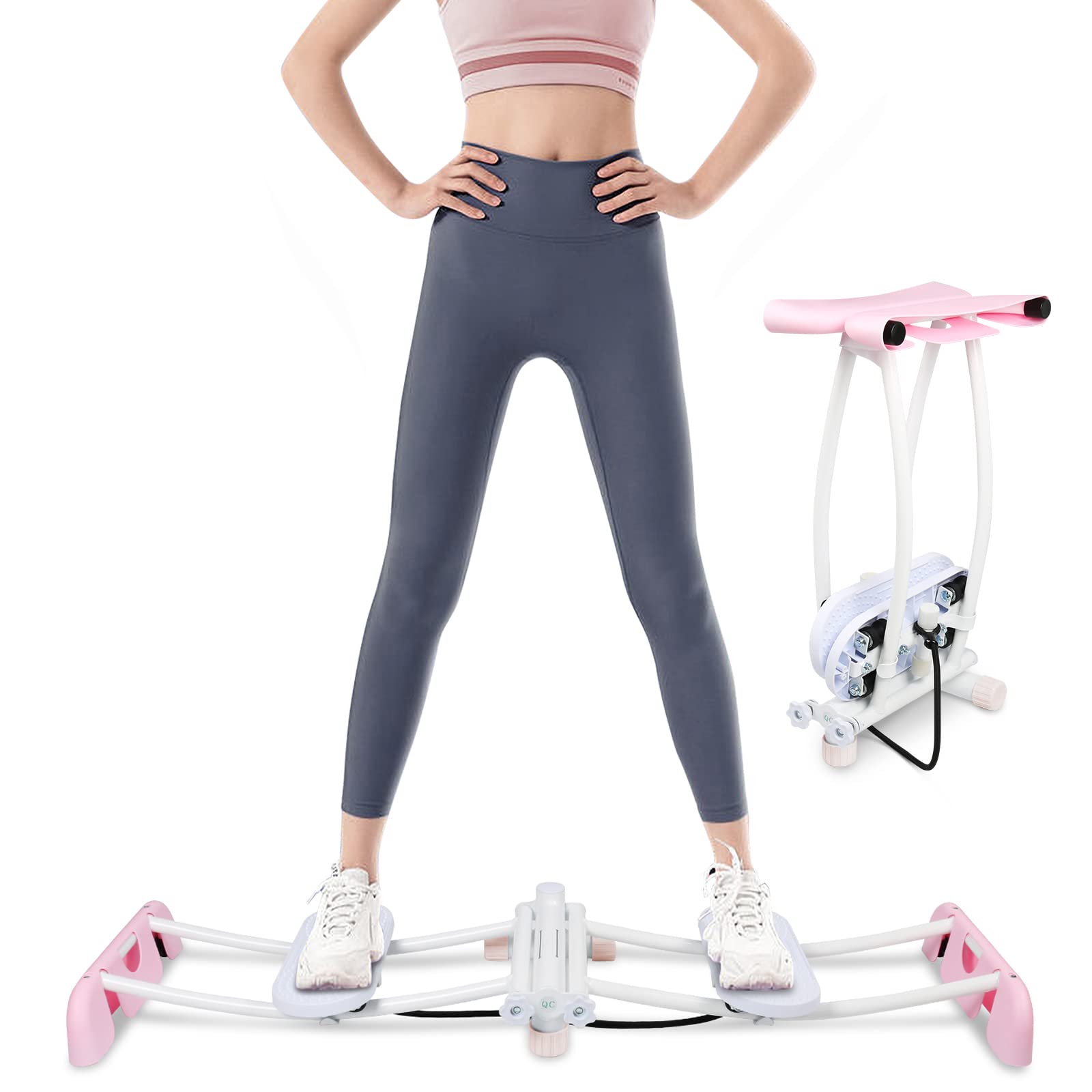 TAYUQEE 2-in-1 Leg Exercise Machine for Women - Pelvic Muscle & Thigh Trainer, Home Gym Equipment for Strength Training & Indoor Workouts | Perfect for Toning Hips, Thighs & Pelvic Floor (Great for Postpartum Recovery & Fitness Enthusiasts)