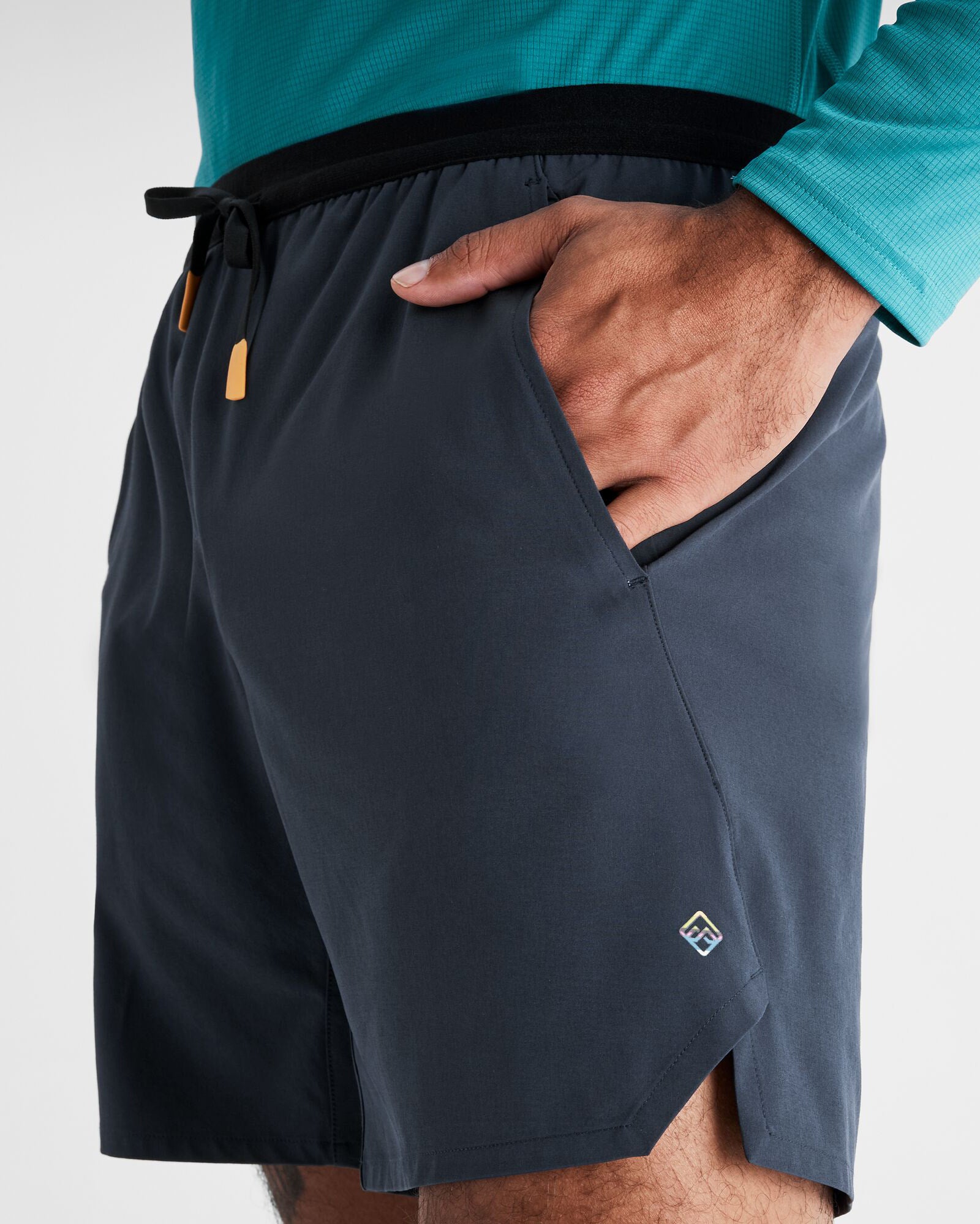 Men's Seeker 7 Inch Quick-Dry Athletic Shorts - Pure Navy Blue for Running, Gym Workouts & Outdoor Activities