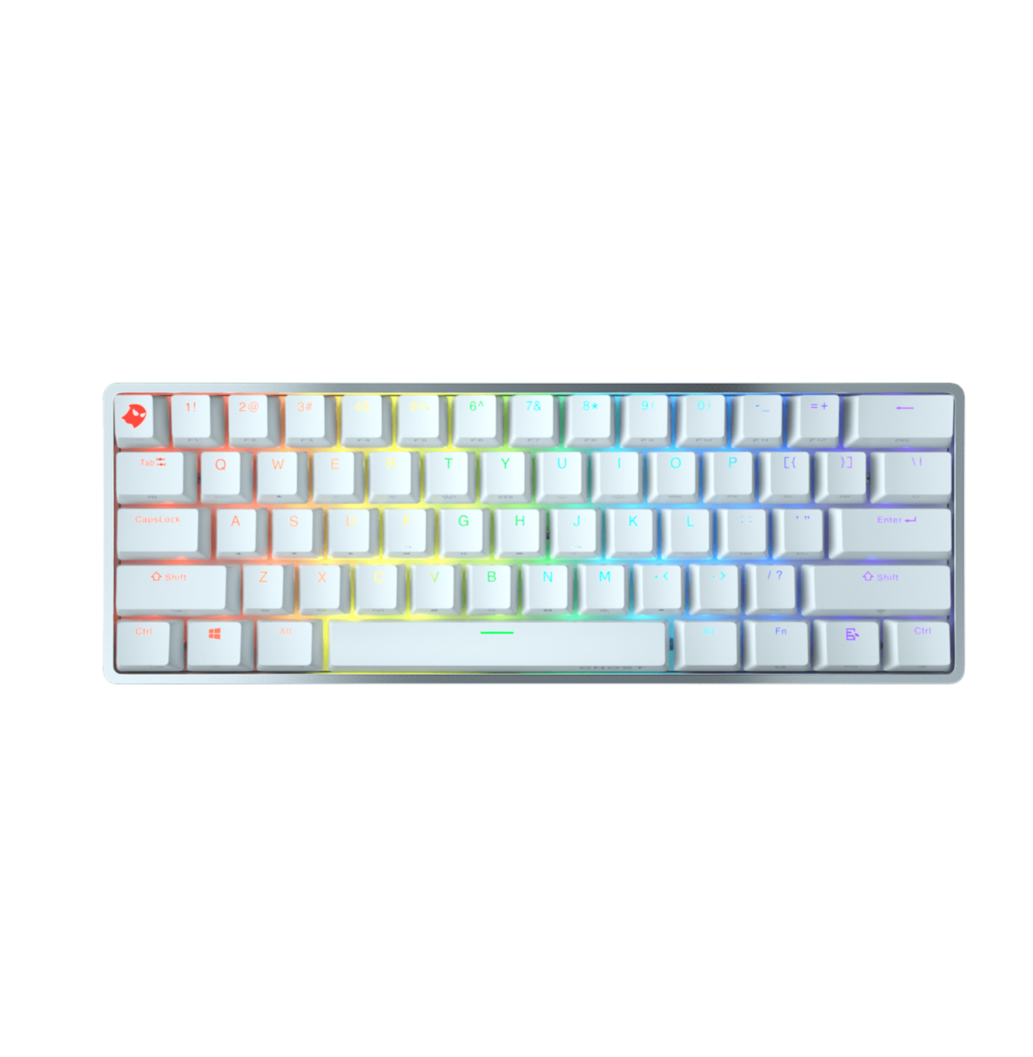 Ghost A1 Aluminum Wireless Keyboard - Ultra-Thin Bluetooth Keyboard for Mac, Windows, iPad | Home Office, Gaming & Travel Use